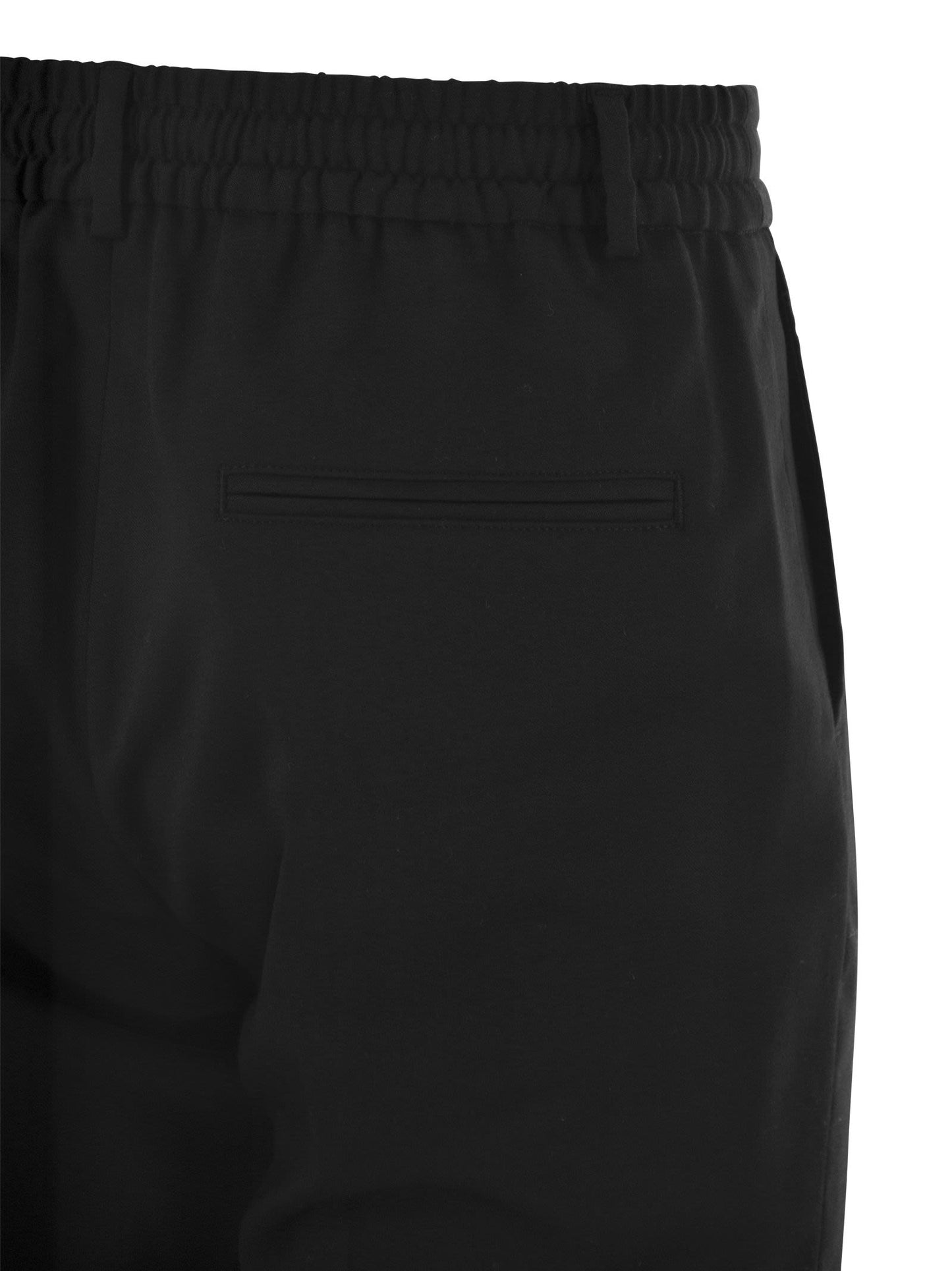 Peserico Men Wool-Blend Flannel Trousers PESERICO