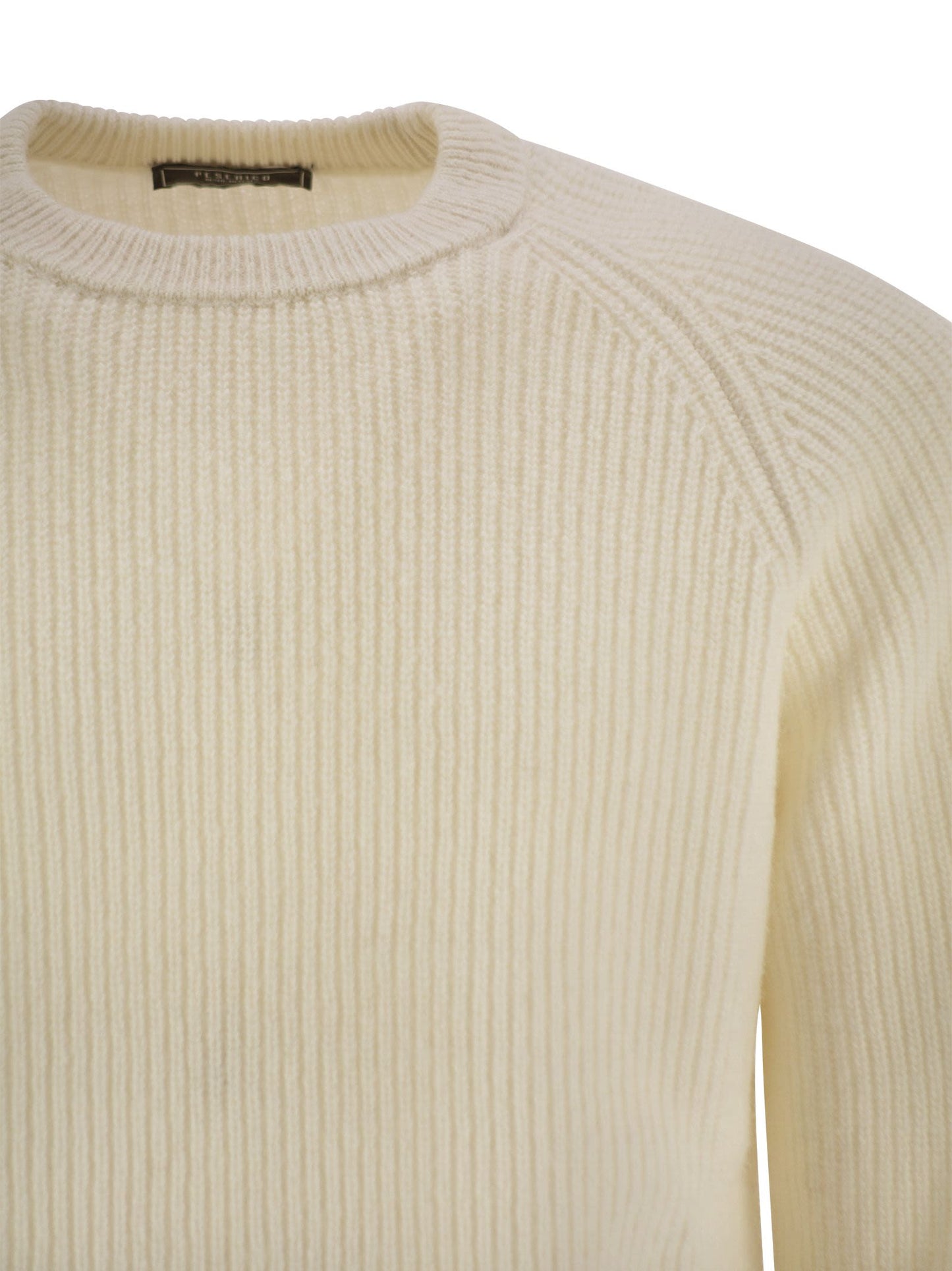 Peserico Men Crew-Neck Rib Sweater PESERICO