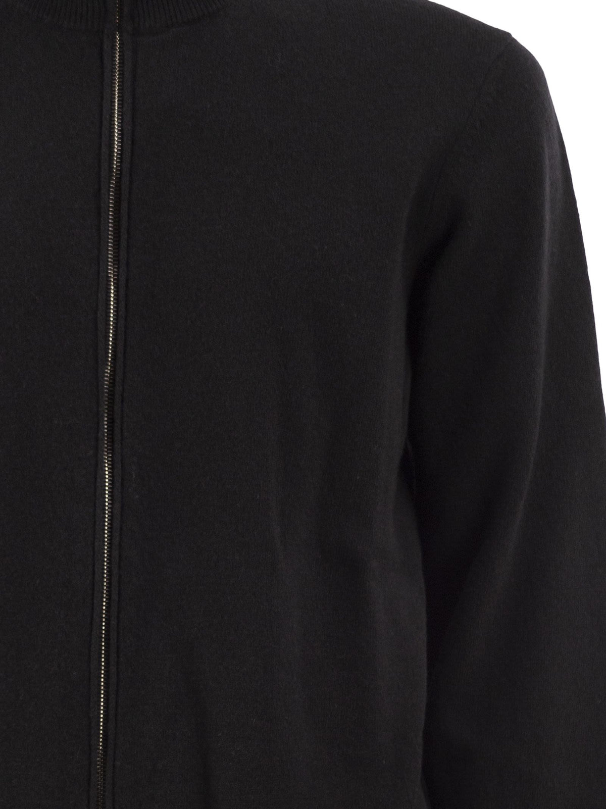 Peserico Men Virgin Wool And Cashmere Zip Cardigan PESERICO