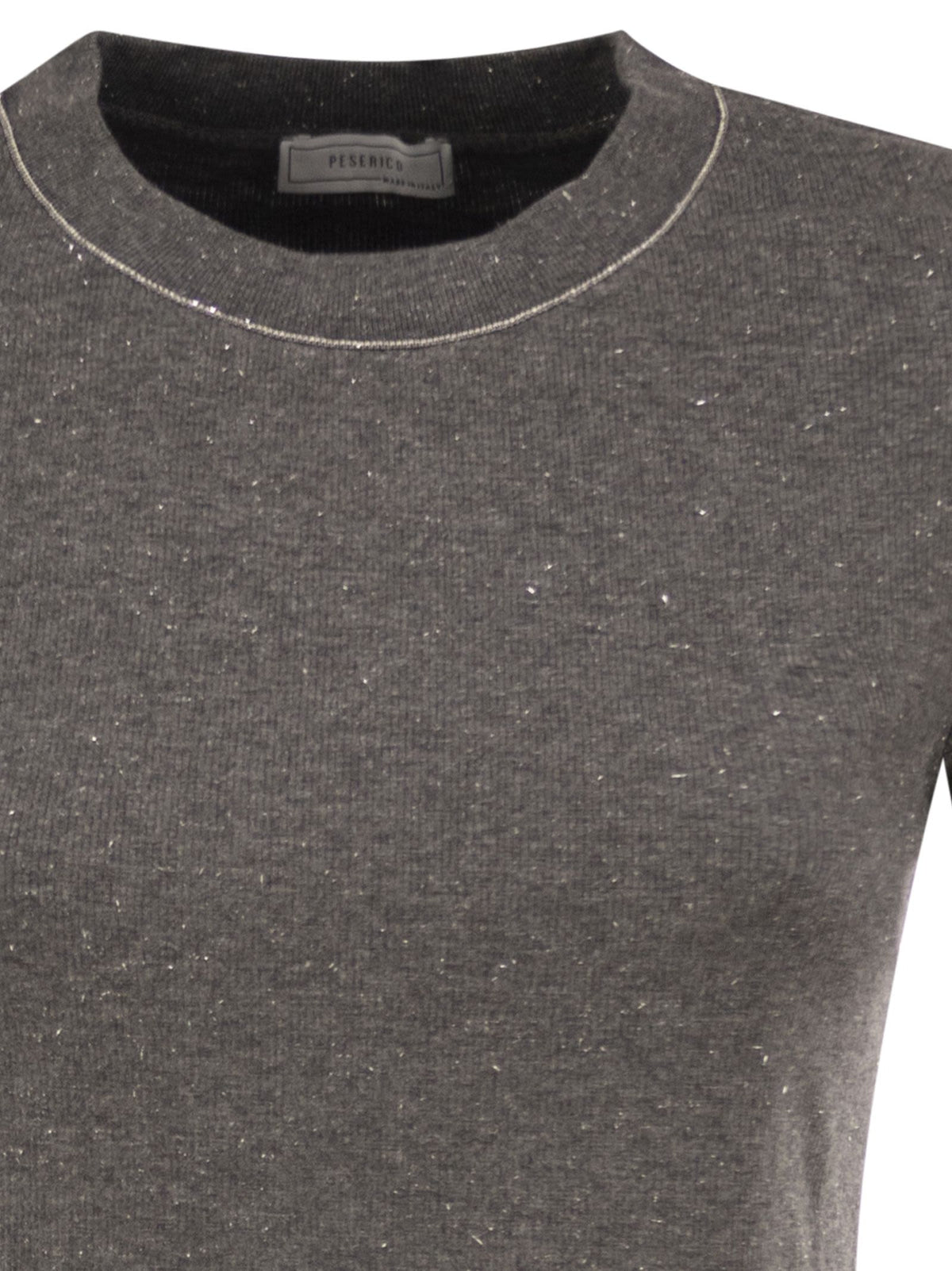 Peserico Women Viscose Jersey T-Shirt With Lurex PESERICO
