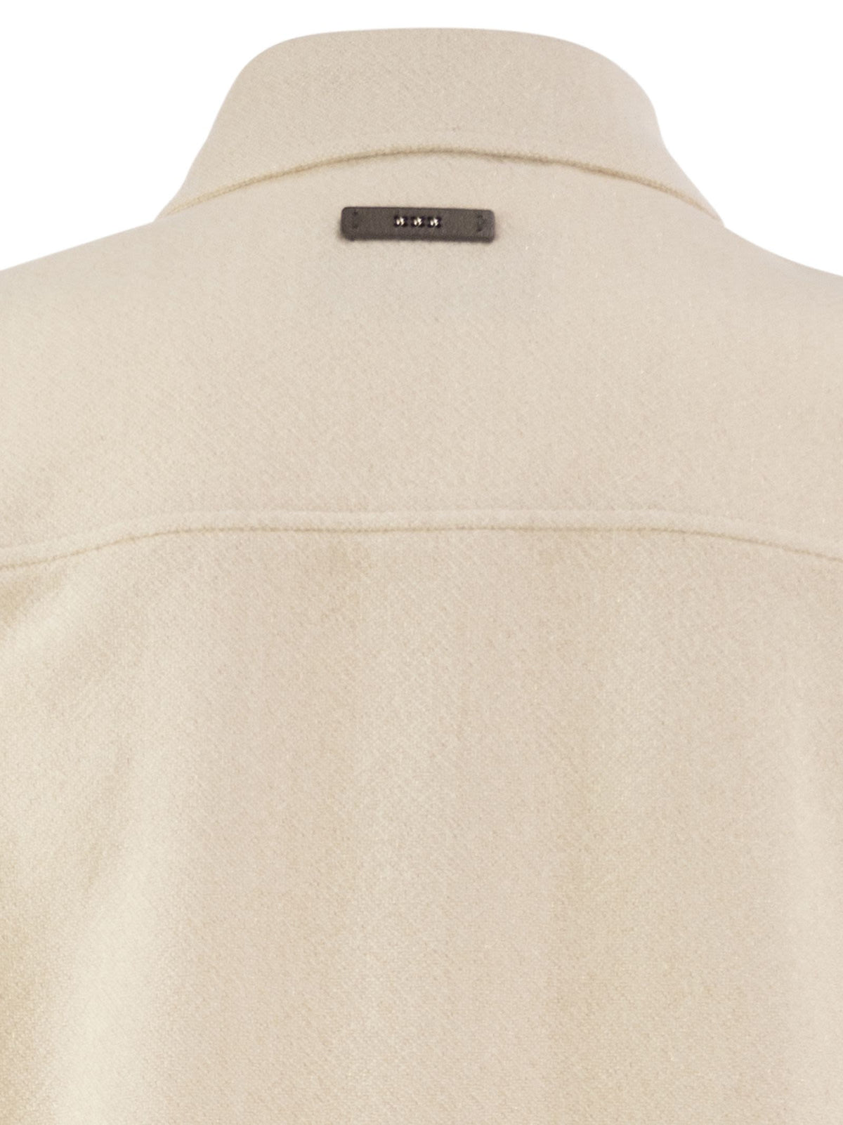 Peserico Women Virgin Wool Overshirt With Cashmere And Metallic Yarn PESERICO
