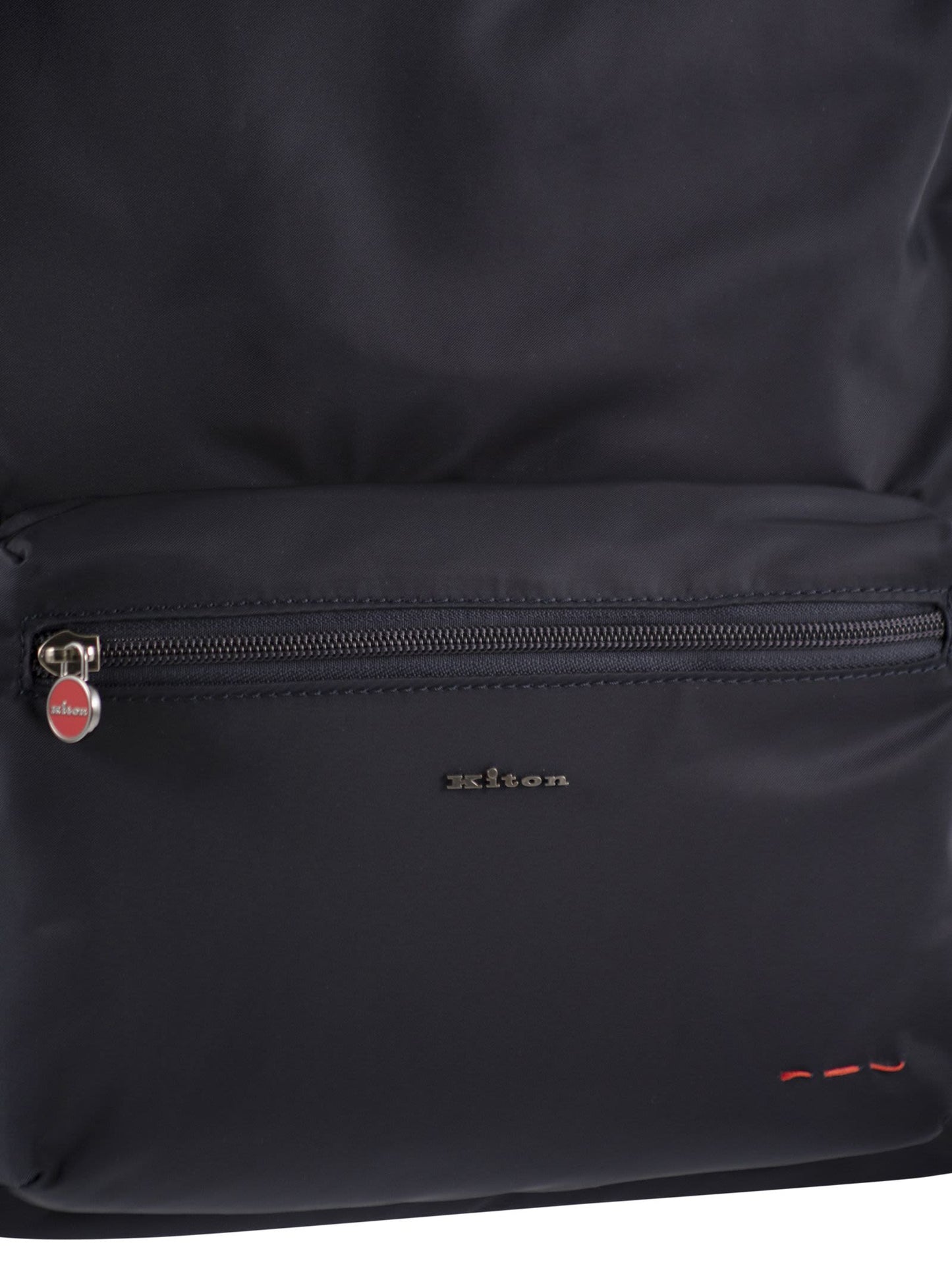 Kiton Men Technical Fabric Backpack With Logo KITON