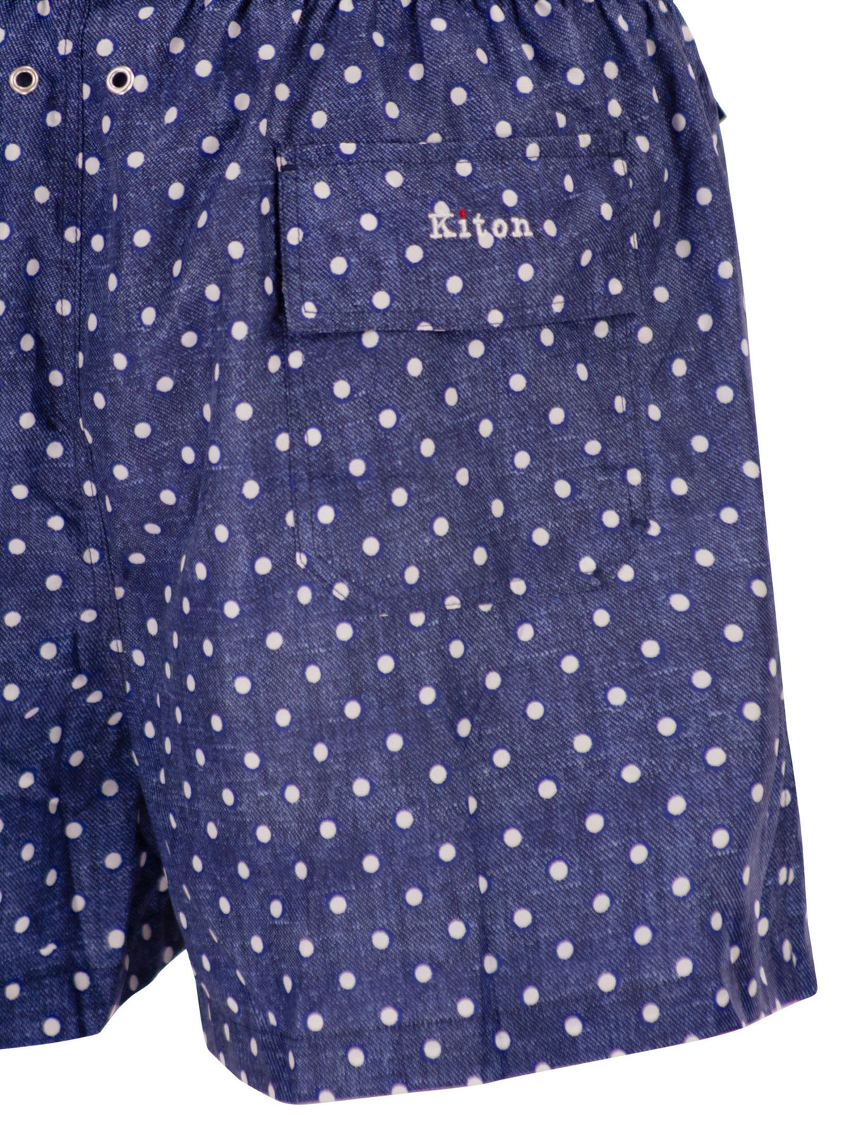 Kiton Men Short Patterned Swim Boxers KITON