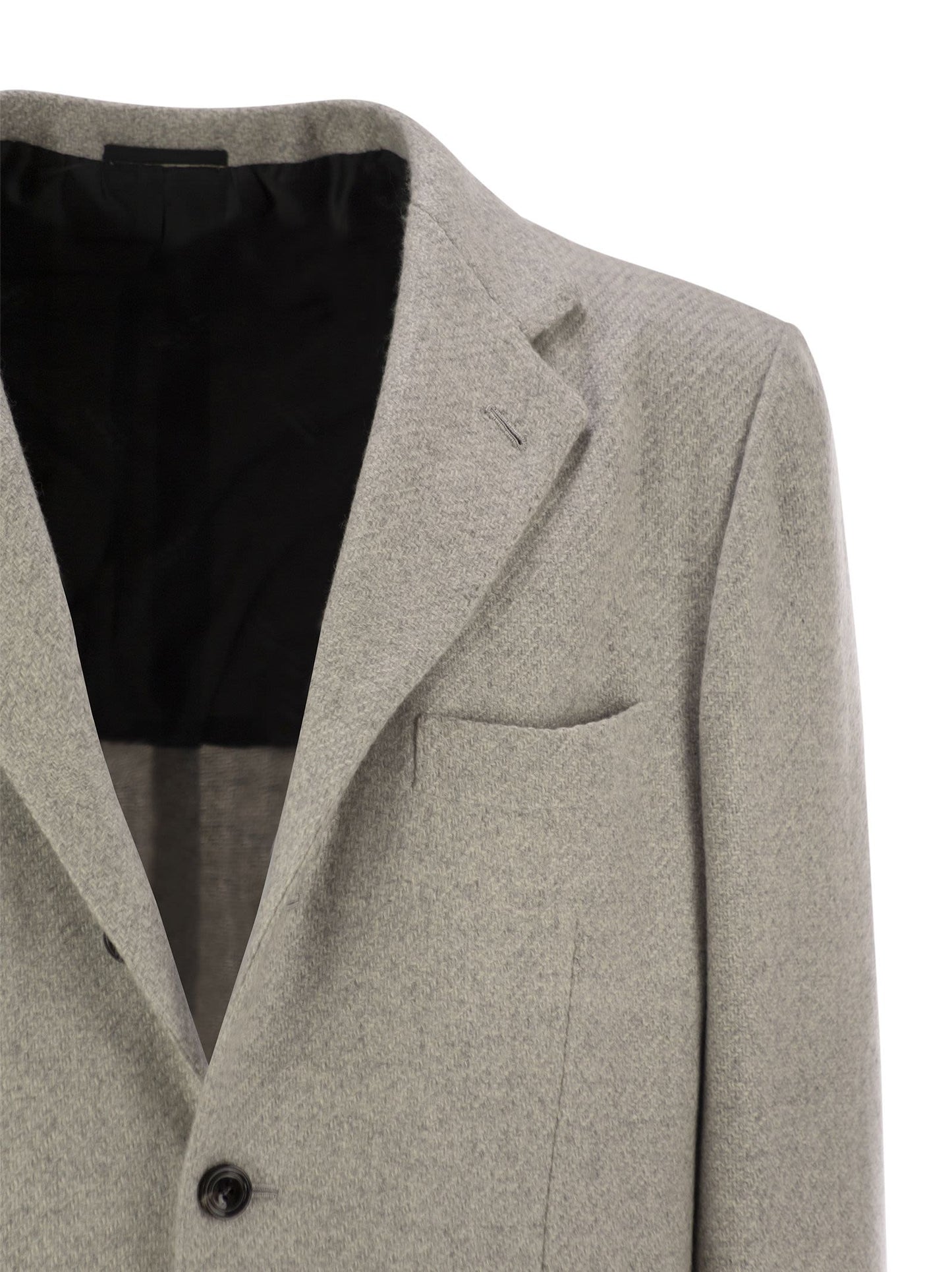Kiton Men Single-Breasted Cashmere Jacket KITON