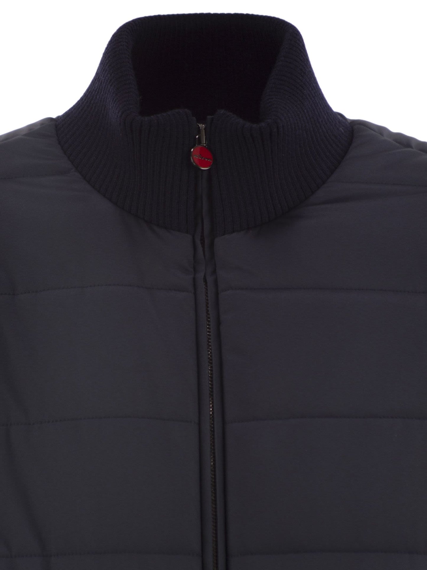 Kiton Men Technical Fabric Bomber Jacket KITON