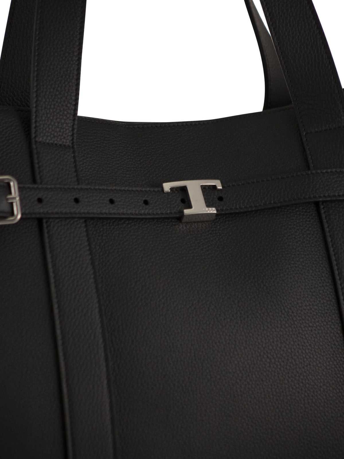 Tod's Men Tumbled Calfskin Leather Tote Bag TOD'S