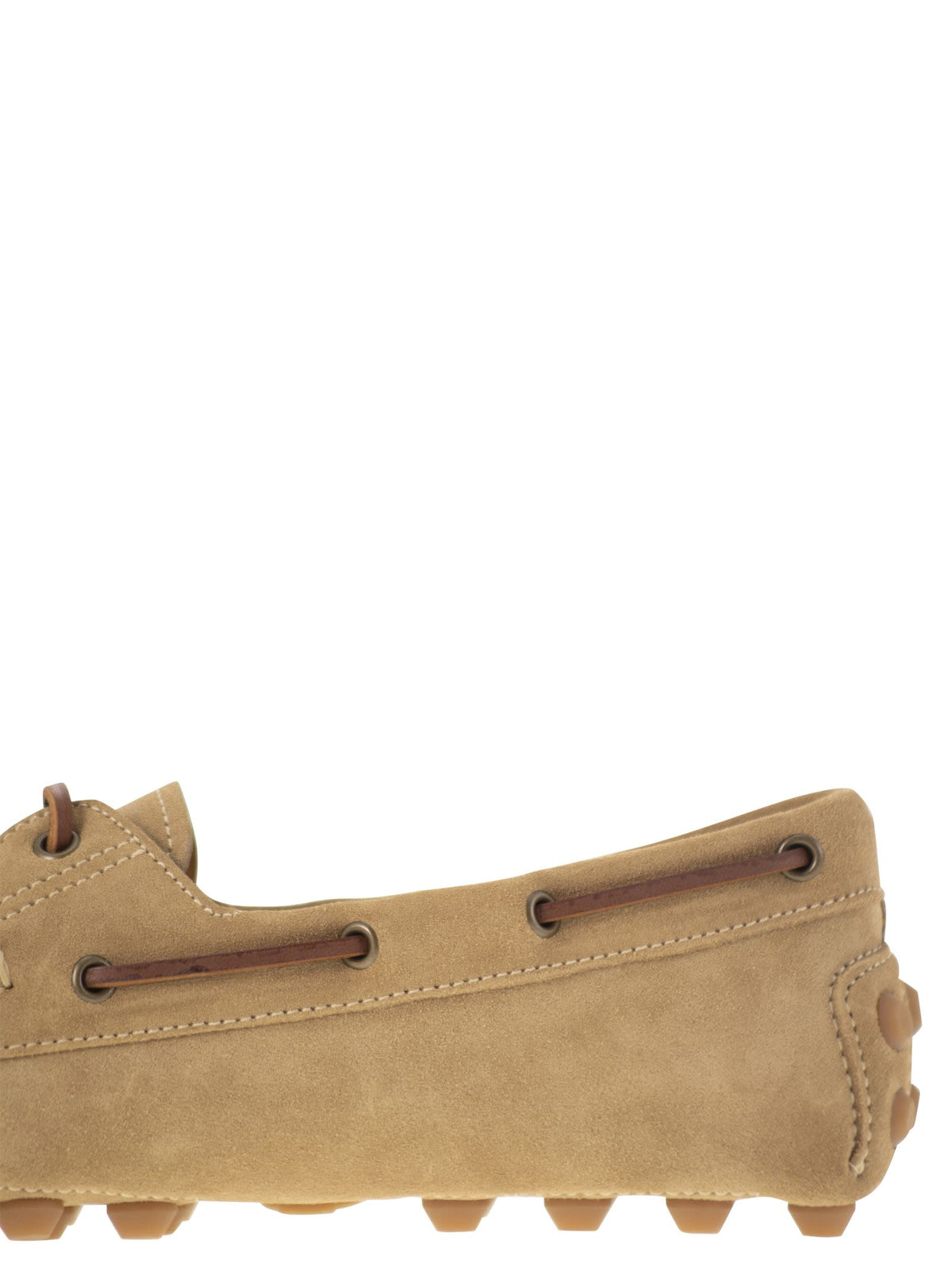 Tod's Men Rubber Bubble Suede Boat TOD'S