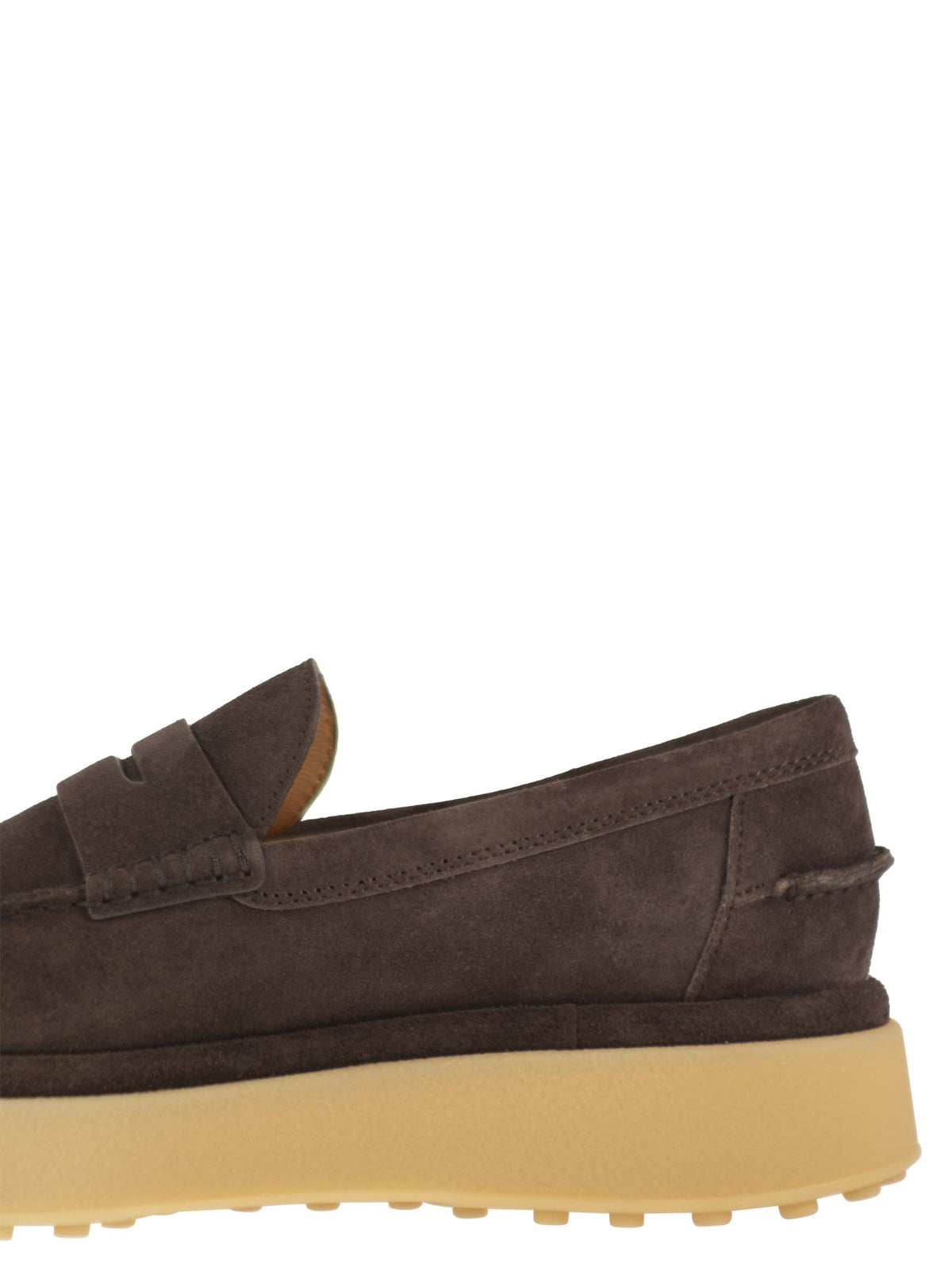Tod's Women Suede Loafers With Maxi Tpu Sole TOD'S