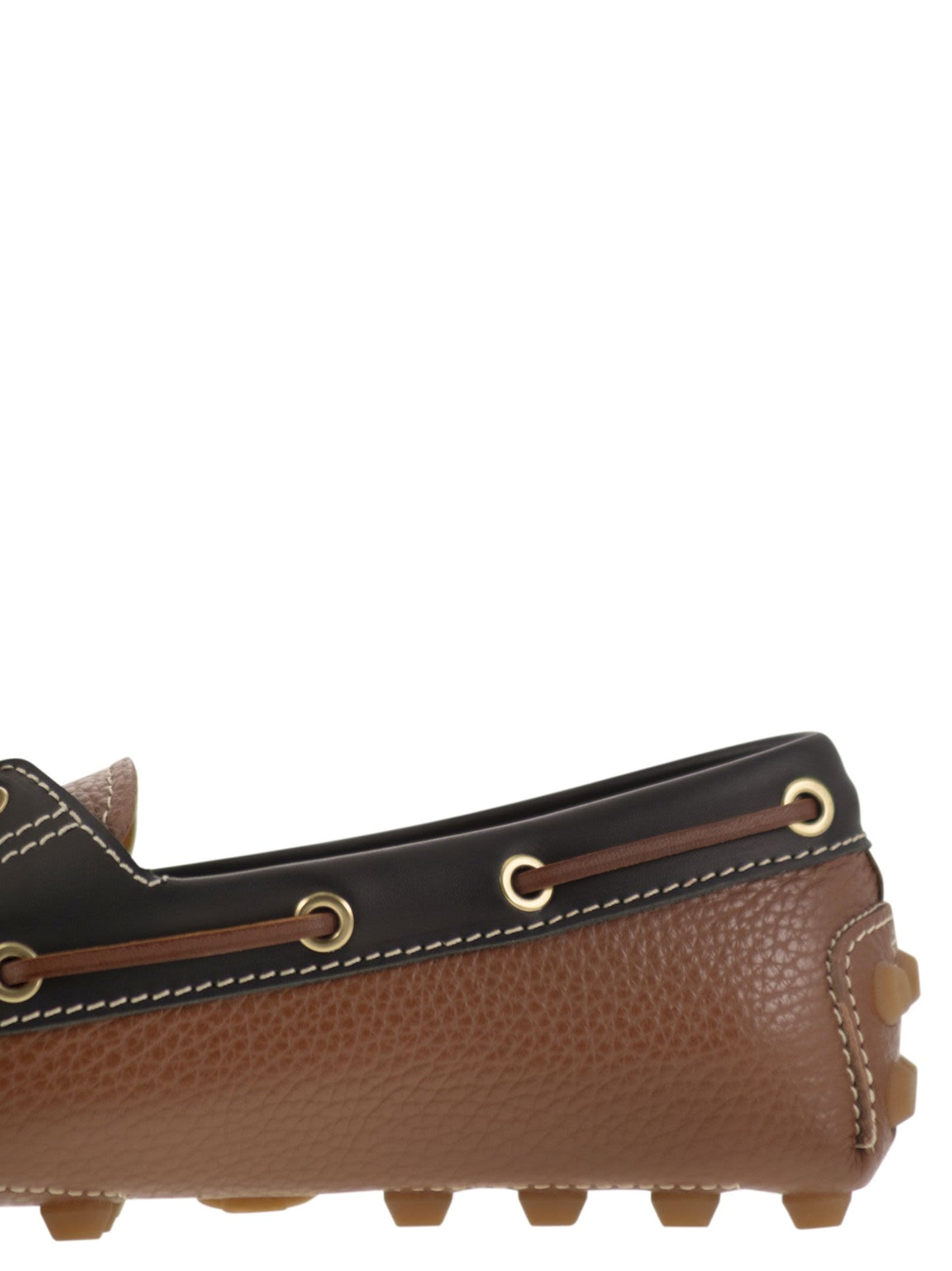 Tod's Women Leather Boat Bubble Grommet TOD'S