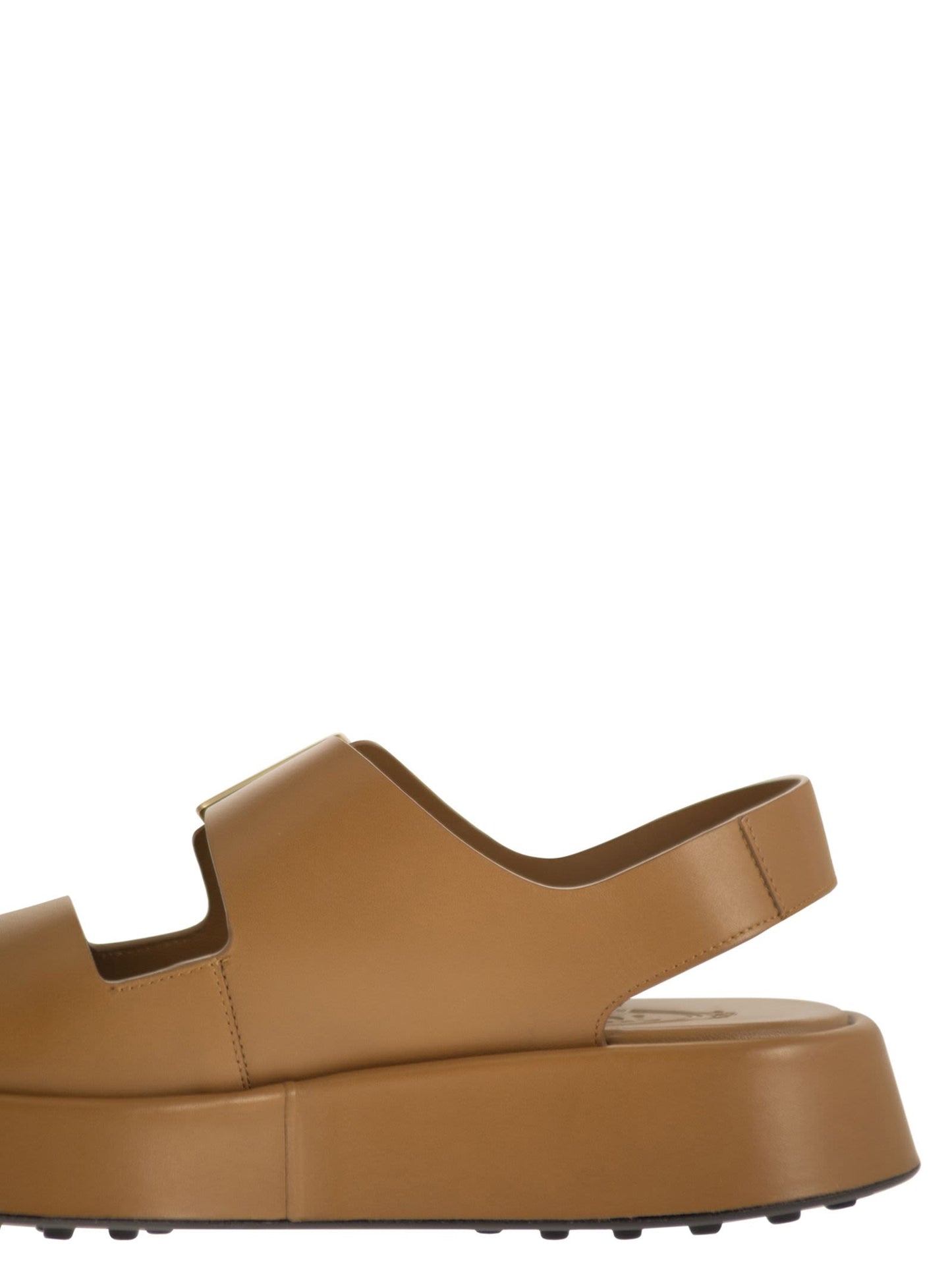 Tod's Women Leather Sandal With Buckle TOD'S