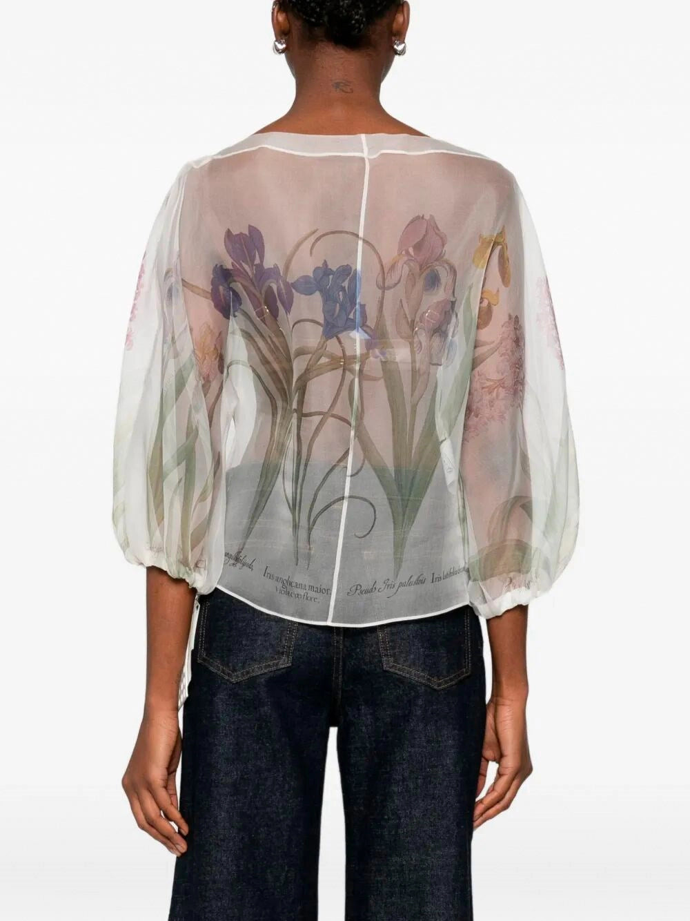 Alberta Ferretti Women Transparent Organza Shirt ALBERTA FERRETTI
