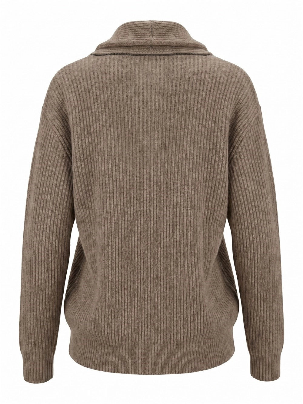 Brunello Cucinelli Women Cashmere English Rib Sweater BRUNELLO CUCINELLI