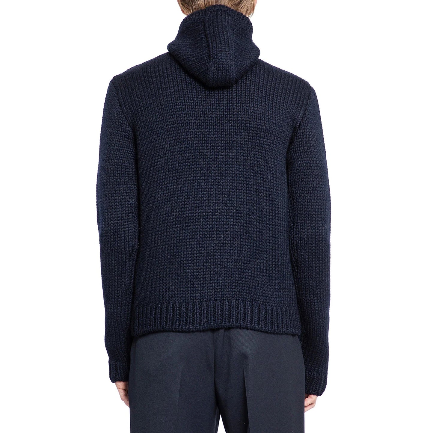 Prada Wool Hooded Sweater Men PRADA