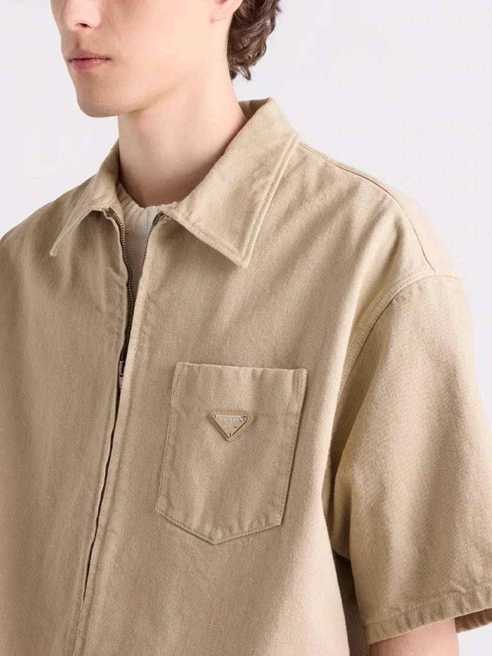 Prada Men Denim Shirt PRADA