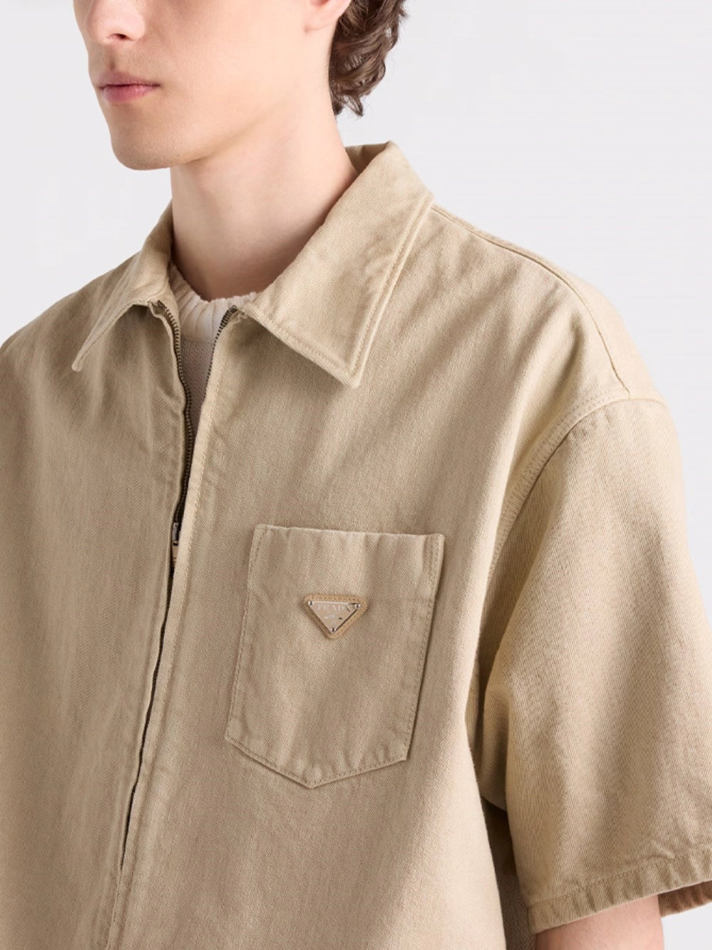 Prada Men Denim Shirt PRADA