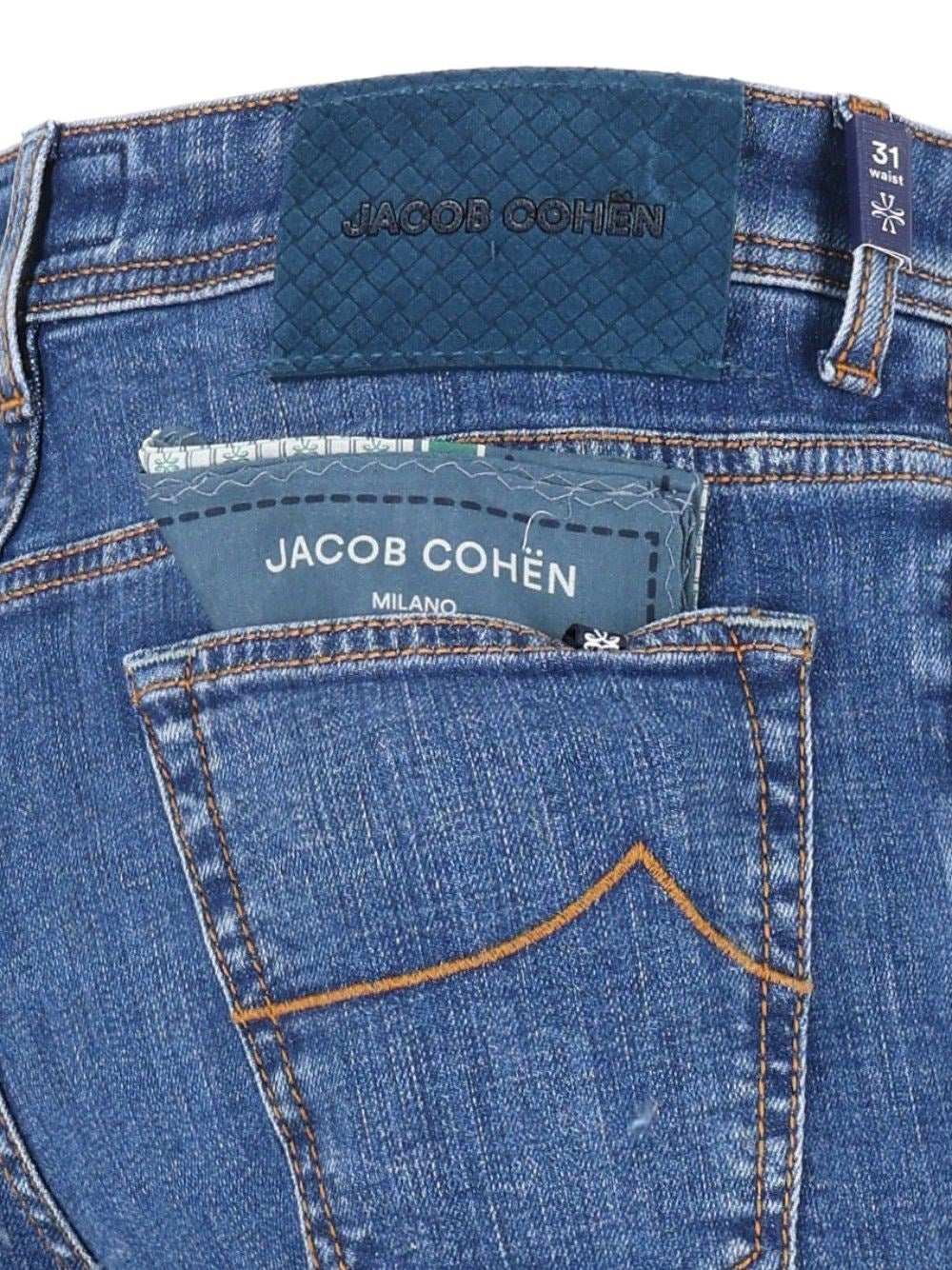 Jacob Cohen Men Five-Pocket Slim Fit Cropped Jeans "Scott" JACOB COHEN