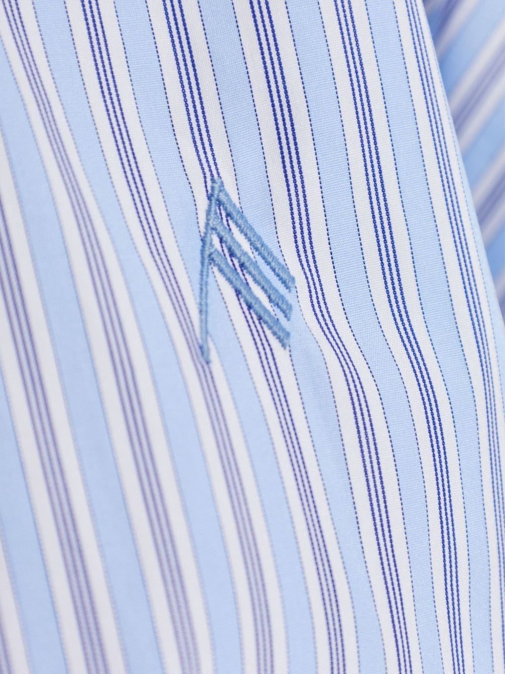 The Attico Women Striped Cotton Shirt THE ATTICO