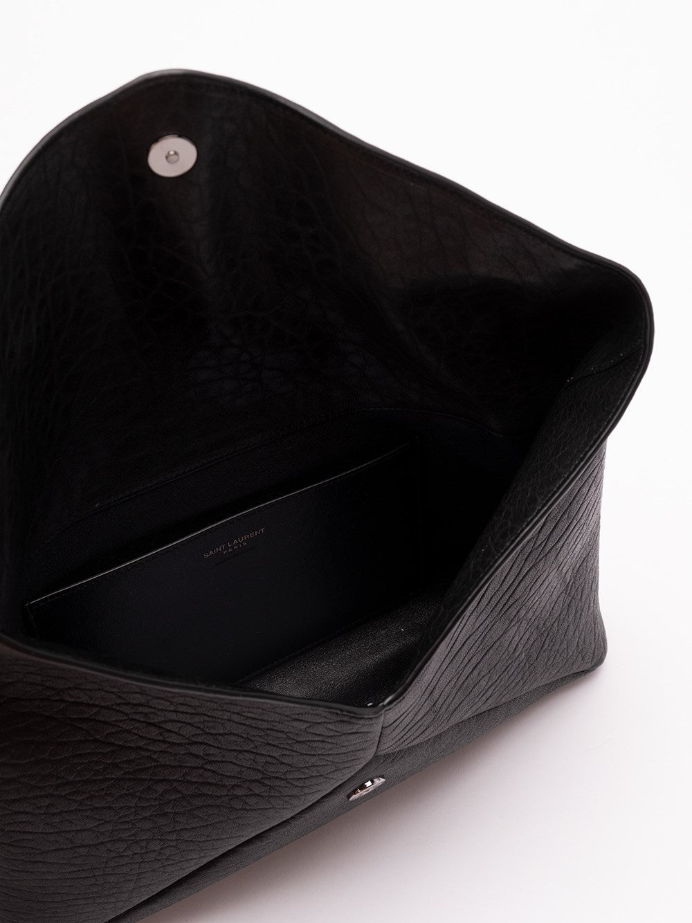 Saint Laurent Men Cassandre Large Envelope Pouch In Lambskin SAINT LAURENT