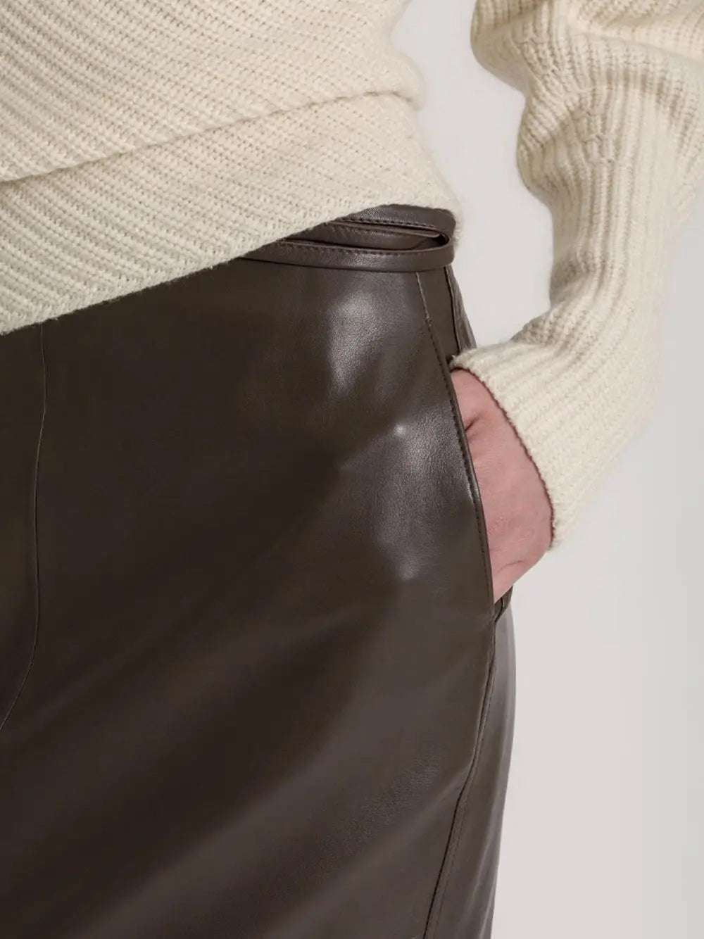 Alberta Ferretti Women Leather Skirt ALBERTA FERRETTI