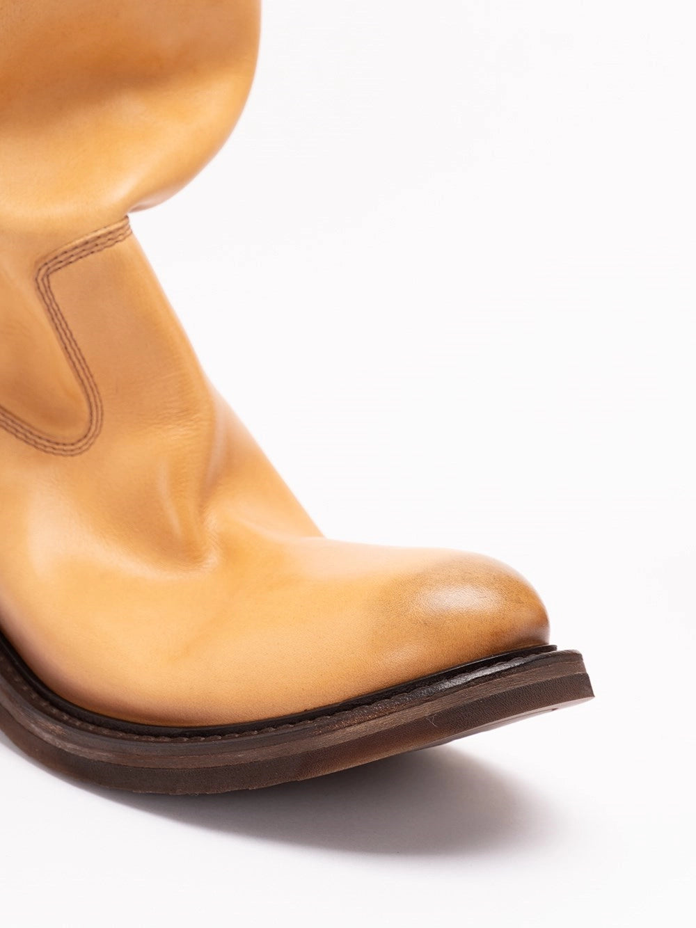 Miu Miu Women Foule Leather Booties MIU MIU
