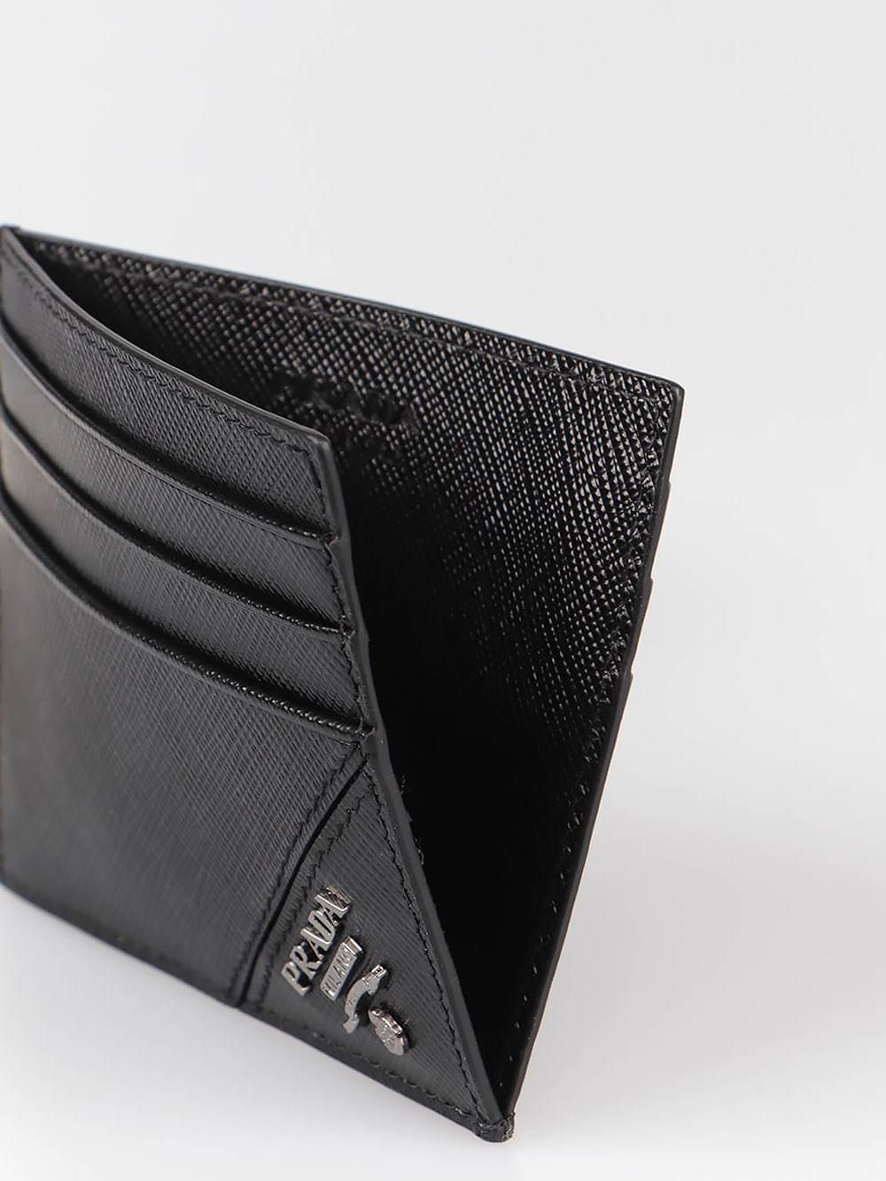 Prada Men Saffiano Leather Card Holder PRADA