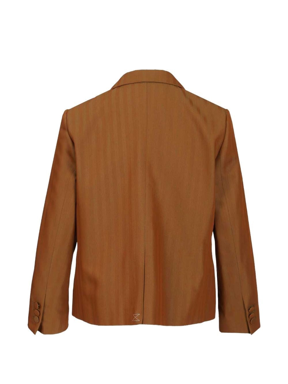 Dries Van Noten Women Short Striped Wool Twill Blazer DRIES VAN NOTEN