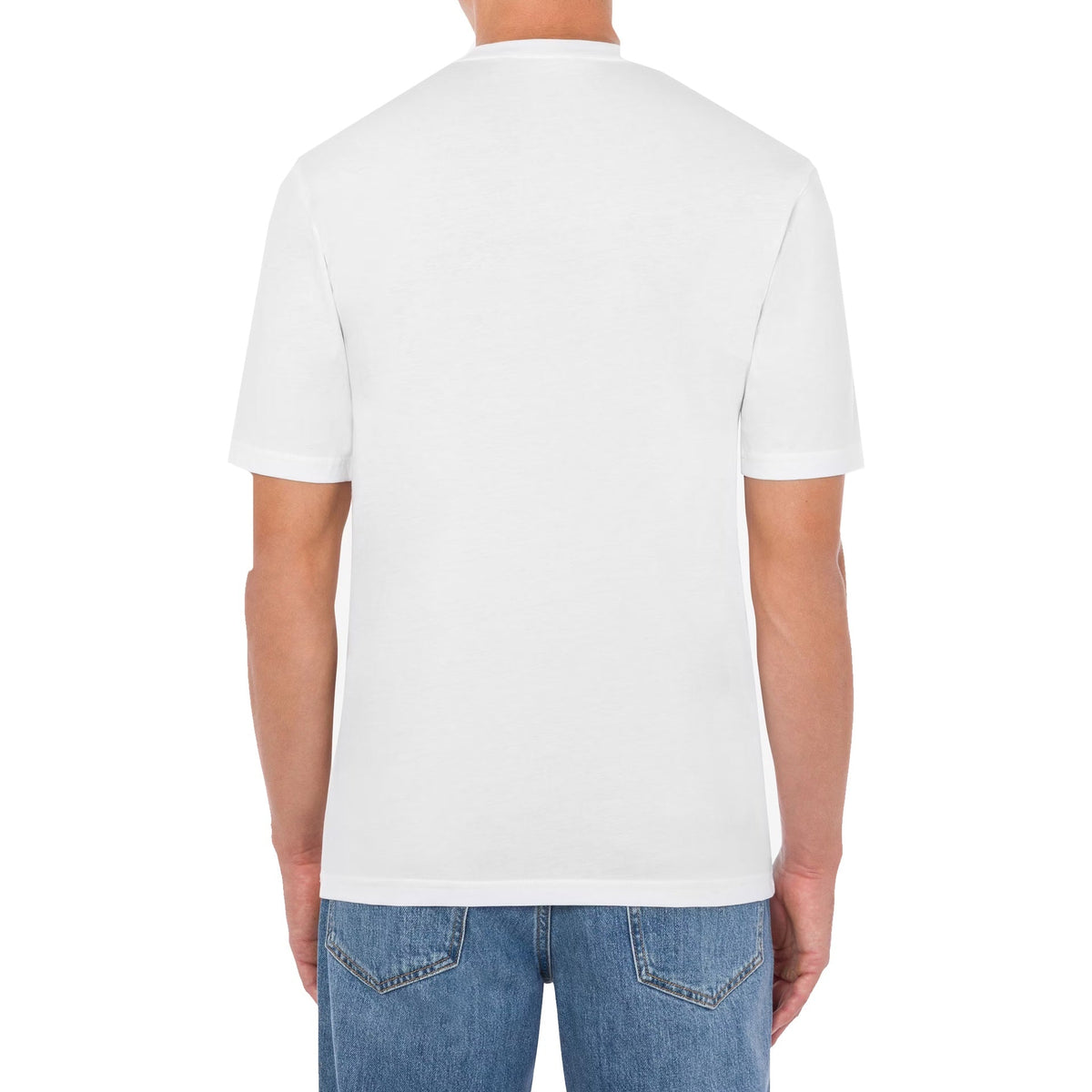 Moschino Upside Down Logo T-Shirt Men MOSCHINO