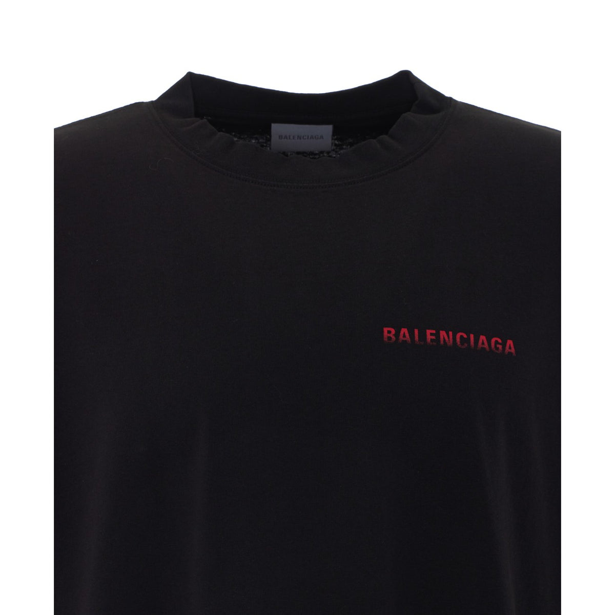 Balenciaga Men Back Gradient Oversized T-Shirt BALENCIAGA