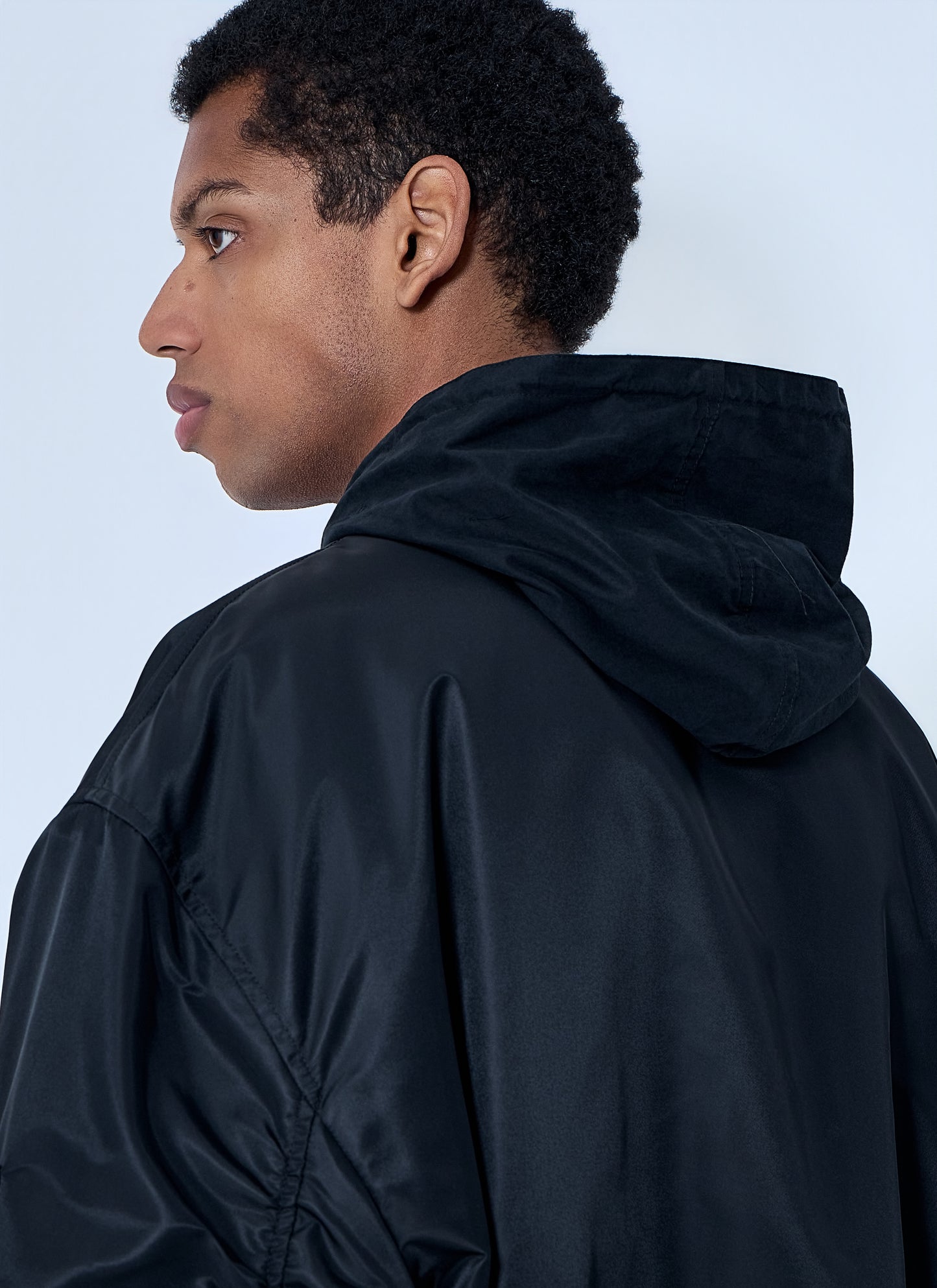 Balenciaga Men Hooded Bomber Jacket BALENCIAGA