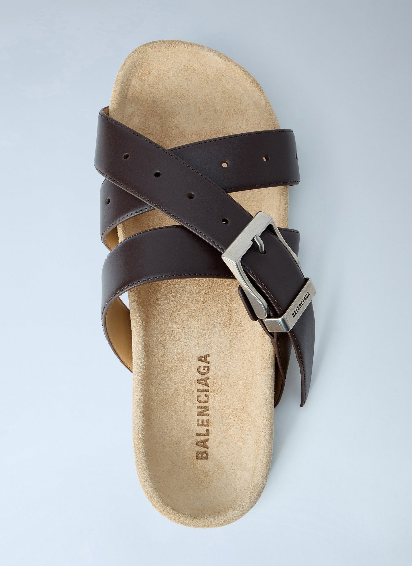 Balenciaga Men Belt Leather Sandals BALENCIAGA