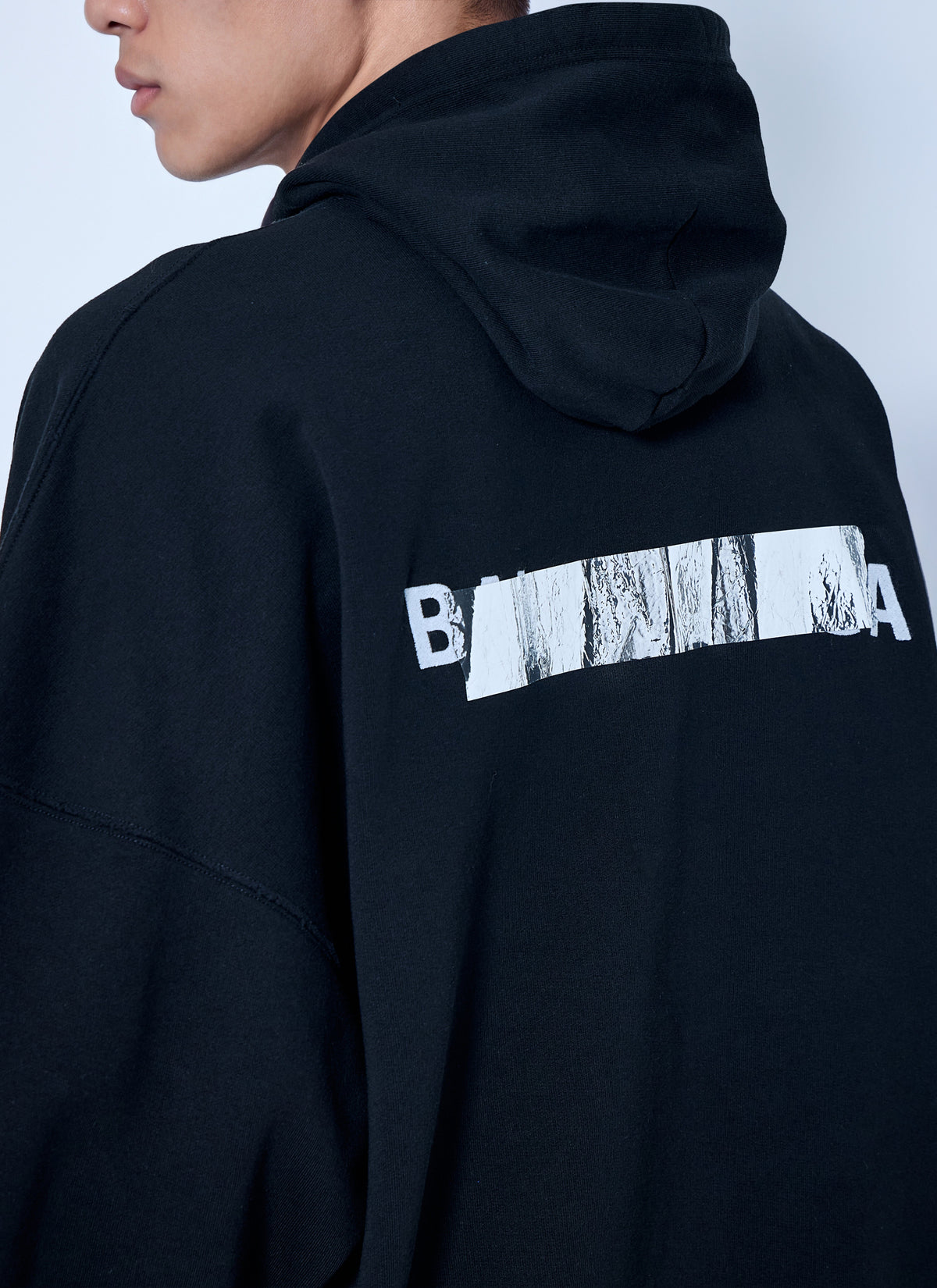 Balenciaga Men Large Zip-Up Hoodie BALENCIAGA