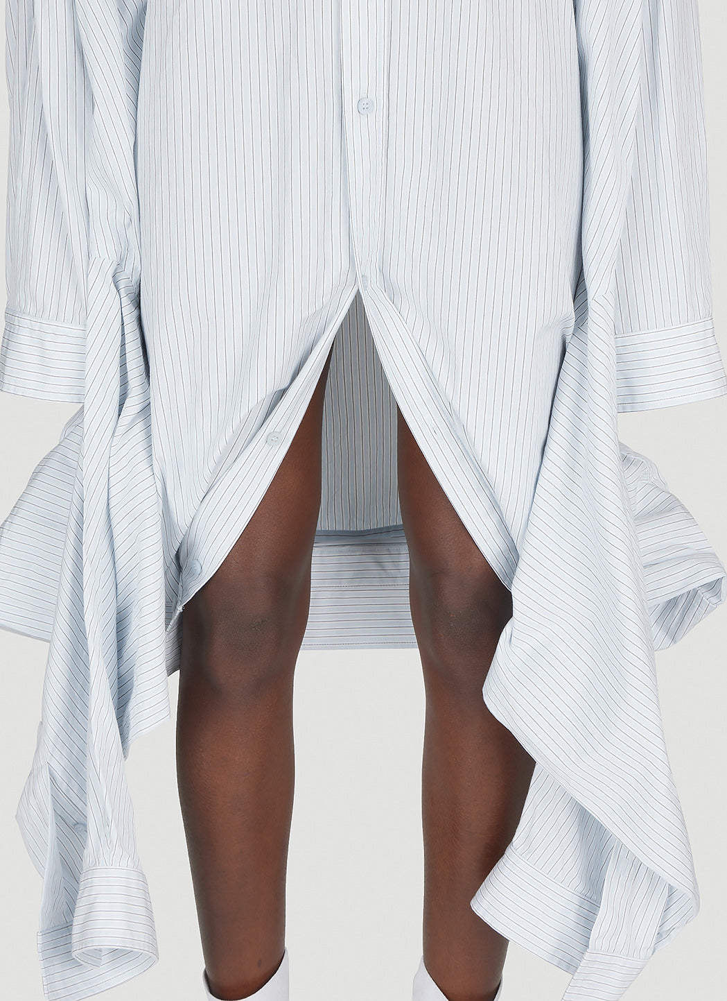 Balenciaga Women Double Pin-Stripe Shirt BALENCIAGA