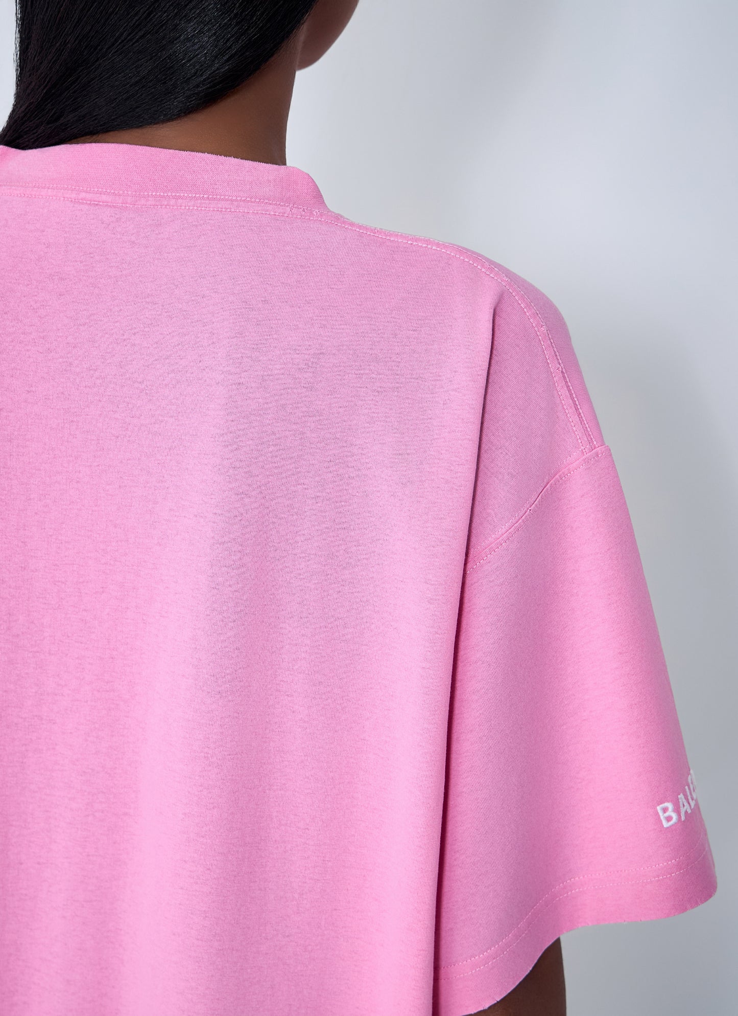 Balenciaga Women Logo Motif T-Shirt BALENCIAGA