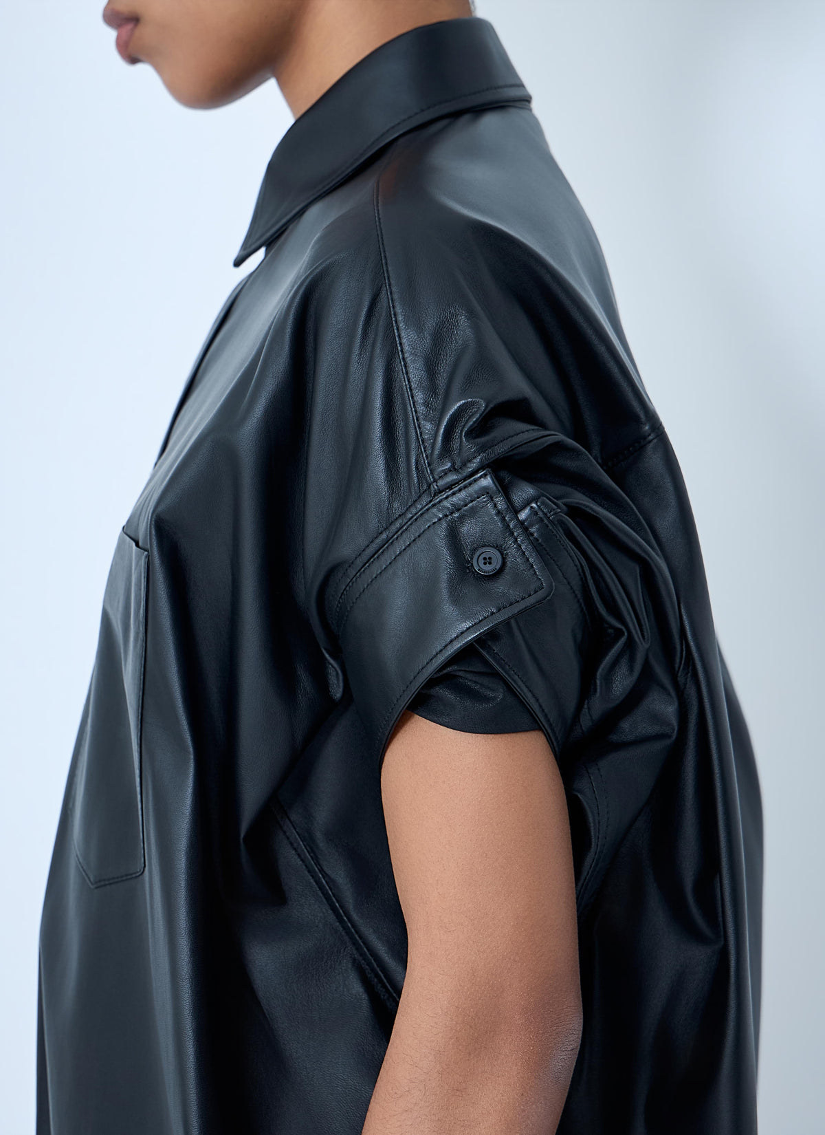 Balenciaga Women Tucked Sleeve Shirt BALENCIAGA