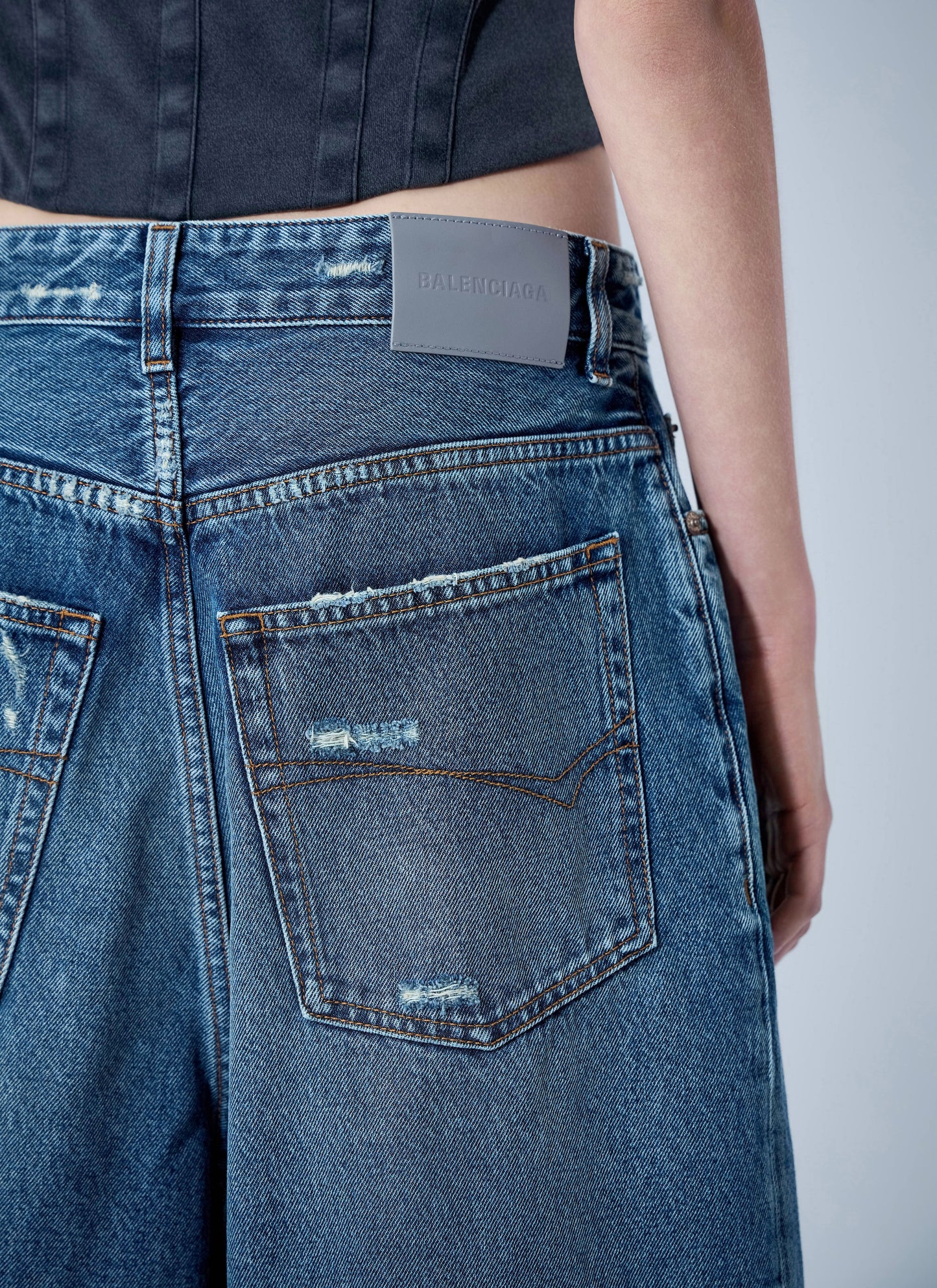 Balenciaga Women Folded Shorts BALENCIAGA