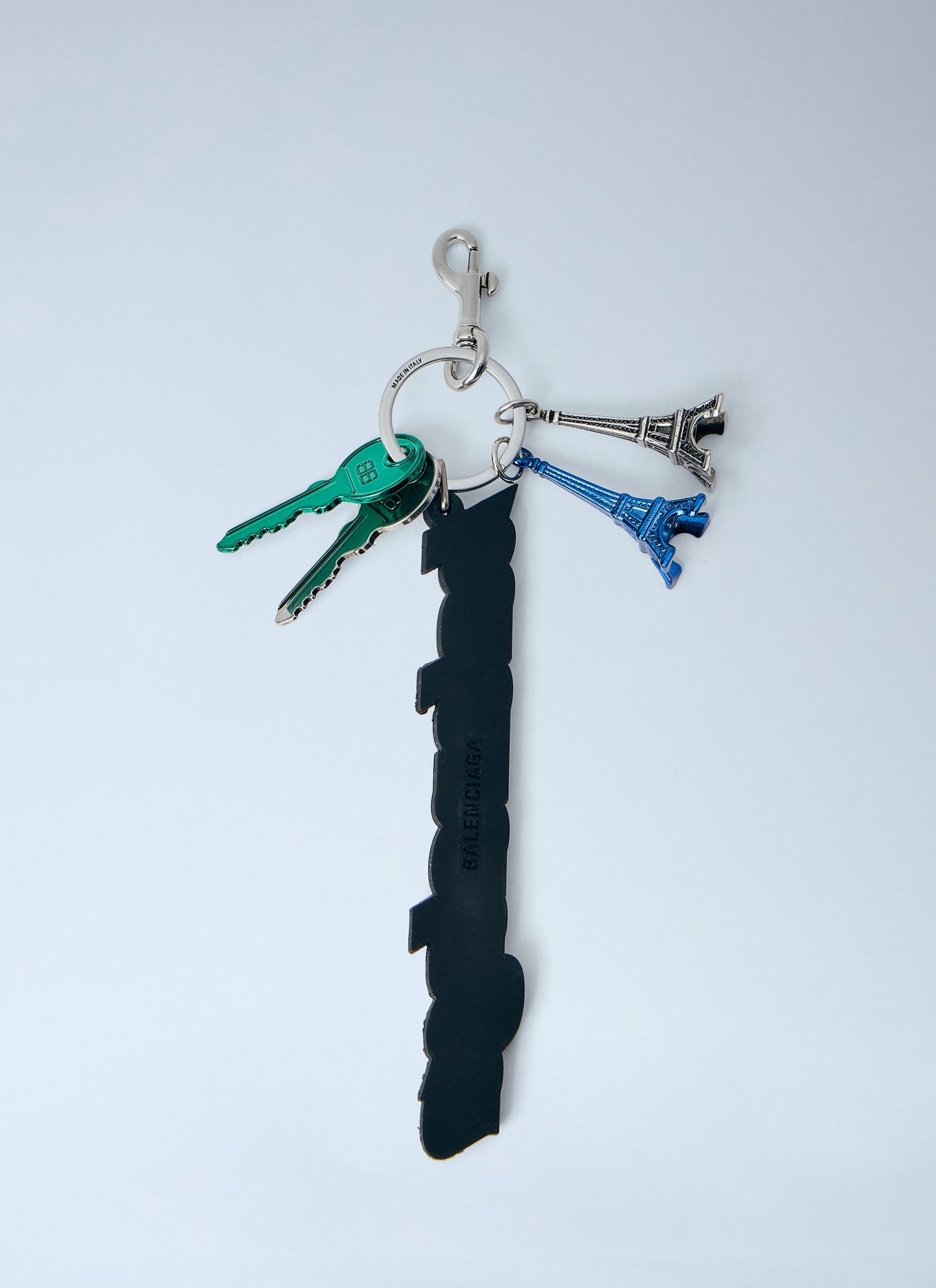 Balenciaga Women Biker Logo Keychain BALENCIAGA