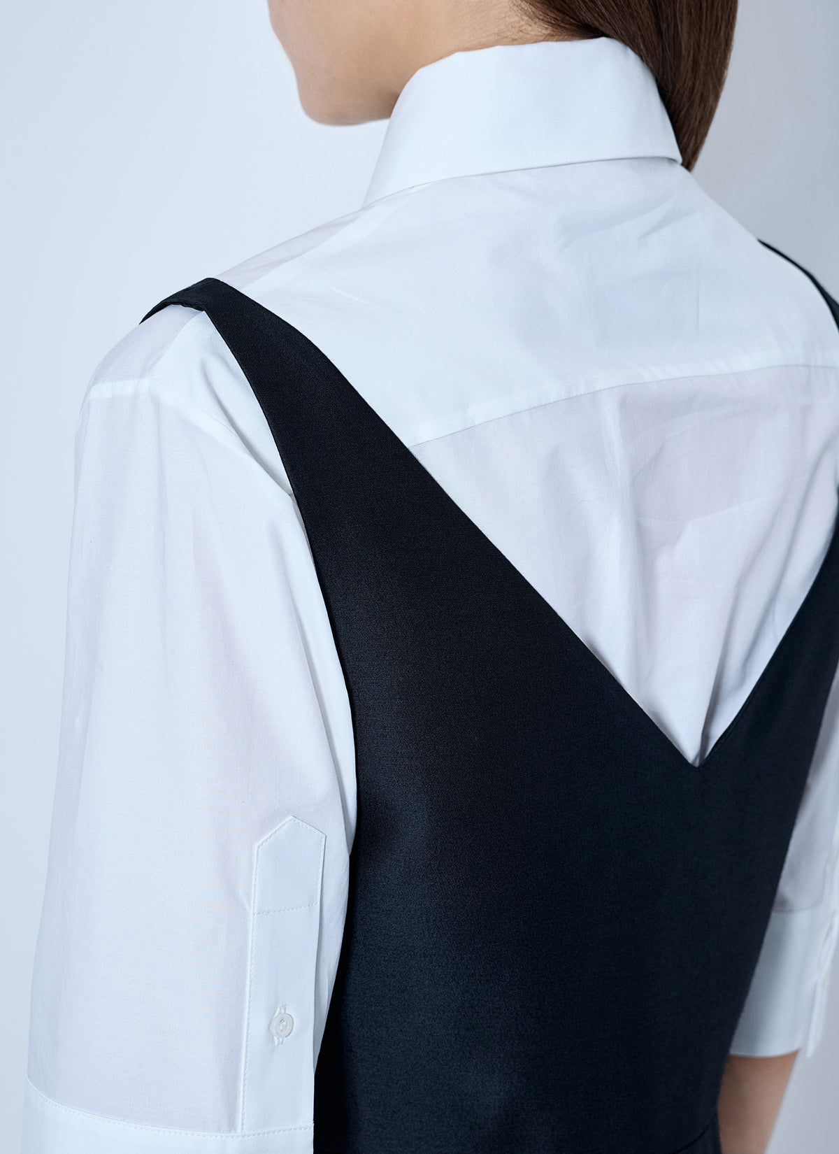 Balenciaga Women Hybrid Shirt Dress BALENCIAGA