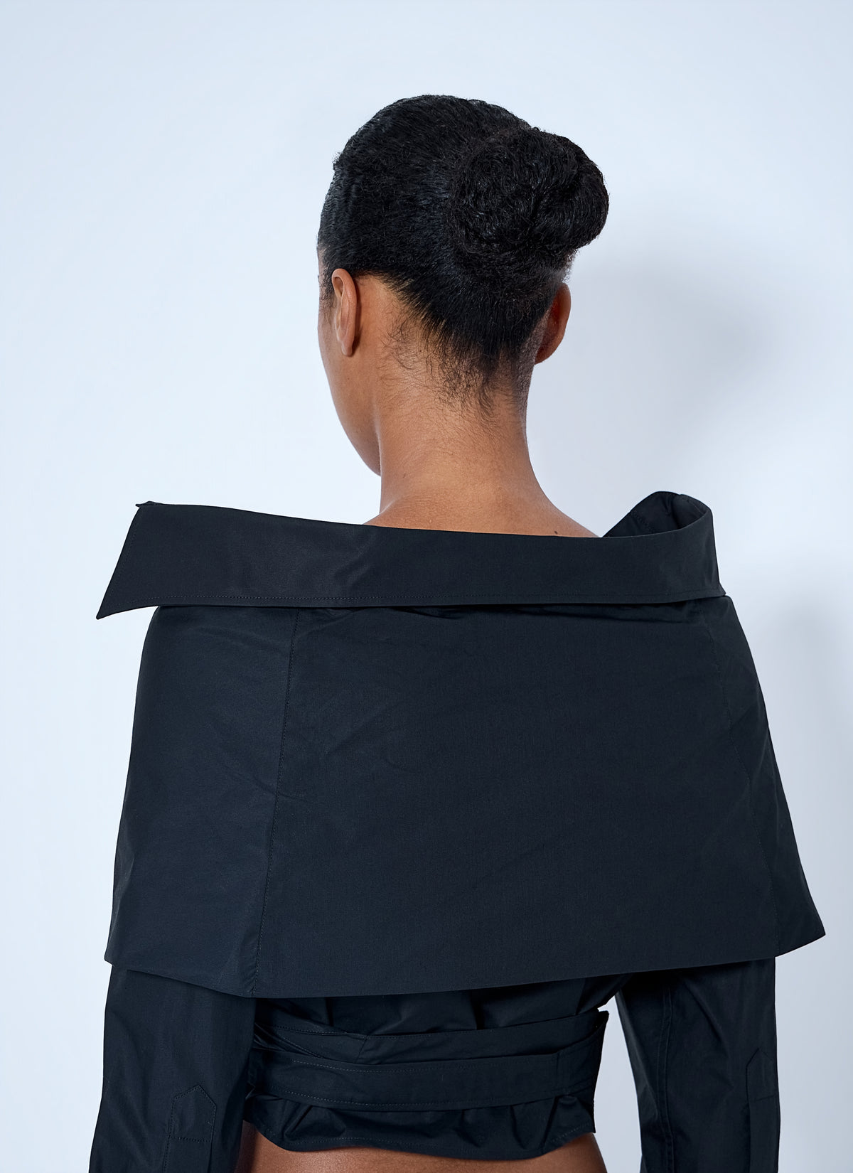 Balenciaga Women Off-Shoulder Wrap Shirt BALENCIAGA