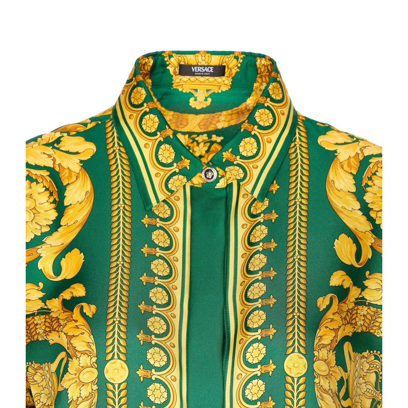Versace Women Barocco Print Silk Shirt VERSACE