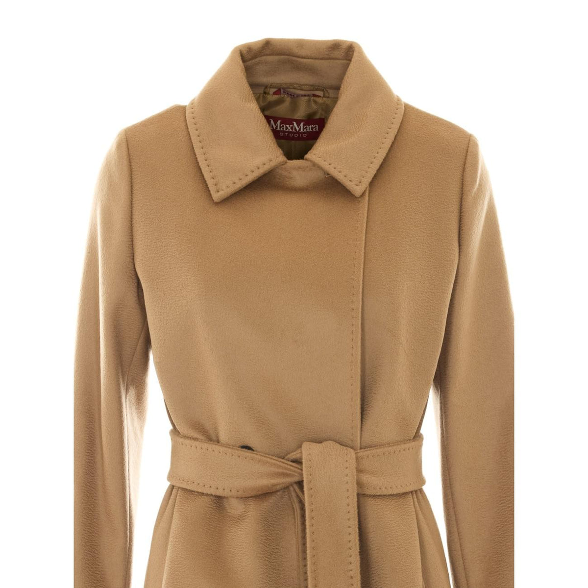 Max Mara Studio Women Bcollag Wool Double-Breasted Coat MAX MARA STUDIO