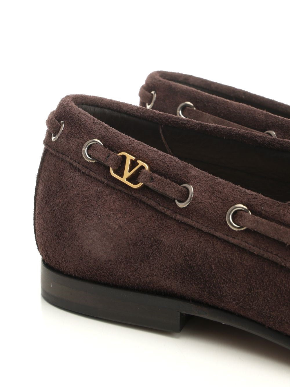 Valentino Garavani Men Suede Loafers With Logo VALENTINO GARAVANI