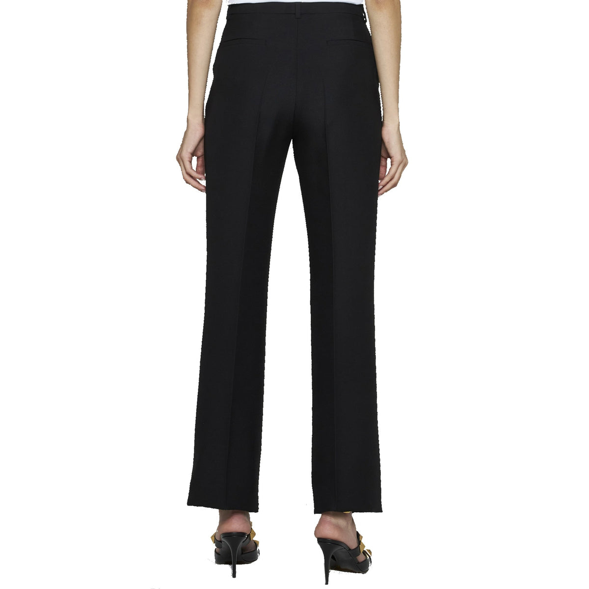 Valentino Wool And Silk Trousers Women VALENTINO