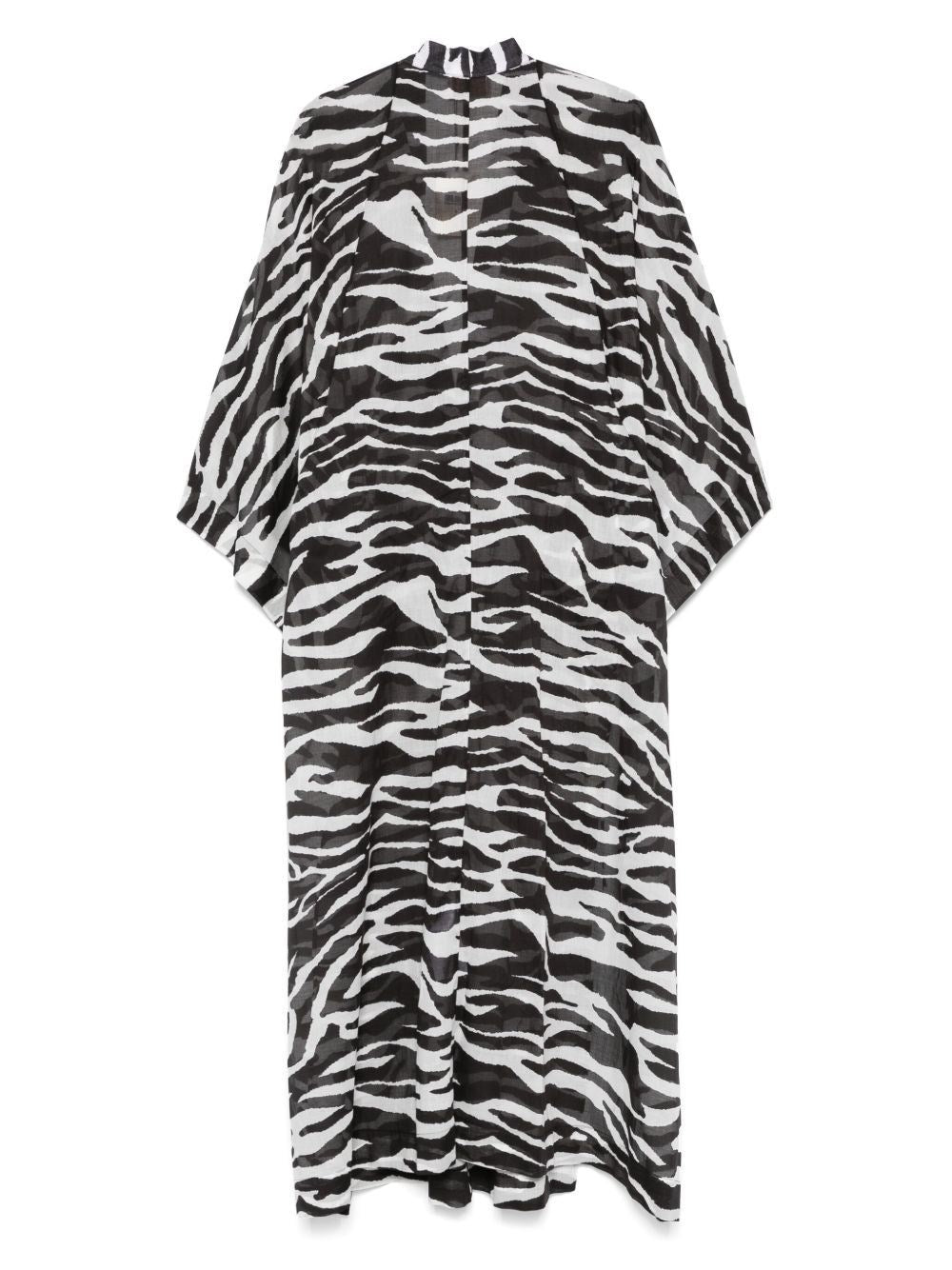 The Attico Women Zebra Print Caftan THE ATTICO
