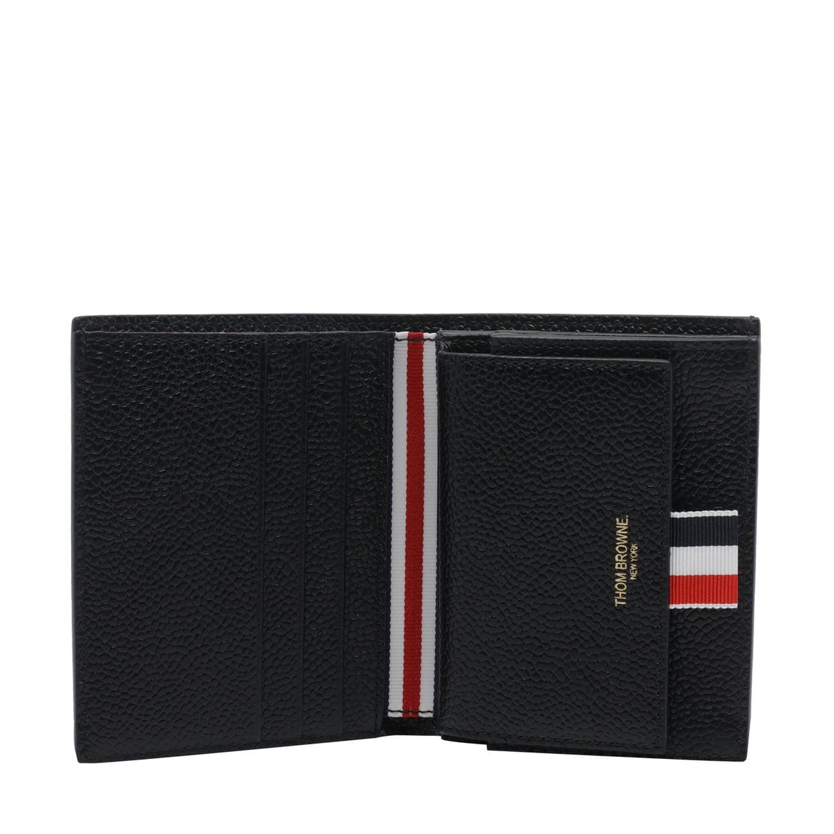 Thom Browne Men Bifold Wallet With Inner Logo THOM BROWNE