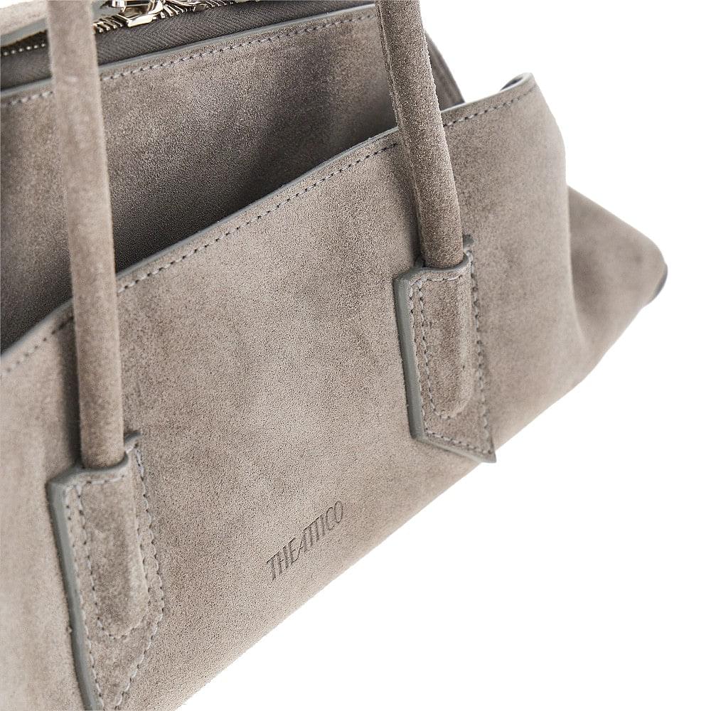 The Attico Women Suede Leather Small 'La Passeggiata' Bag THE ATTICO