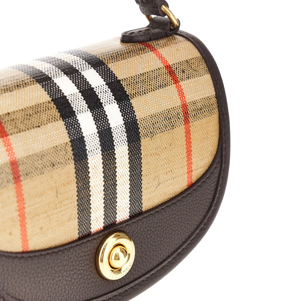 Burberry Women Coated Canvas Mini 'Highlands' Bag BURBERRY