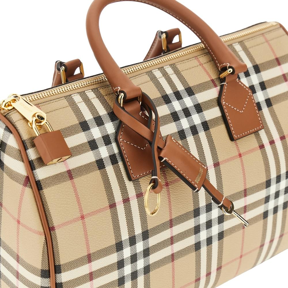 Burberry Women Medium Check Bowling Bag BURBERRY