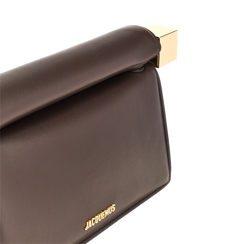 Jacquemus Women Nappa Leather 'Rond Carré' Clutch JACQUEMUS