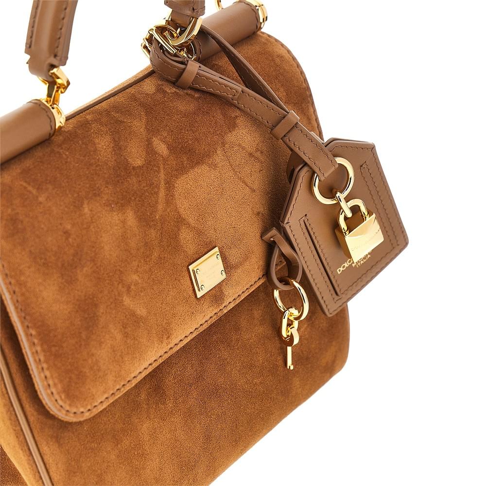 Dolce&Gabbana Women Suede Leather 'My Sicily' Bag DOLCE & GABBANA