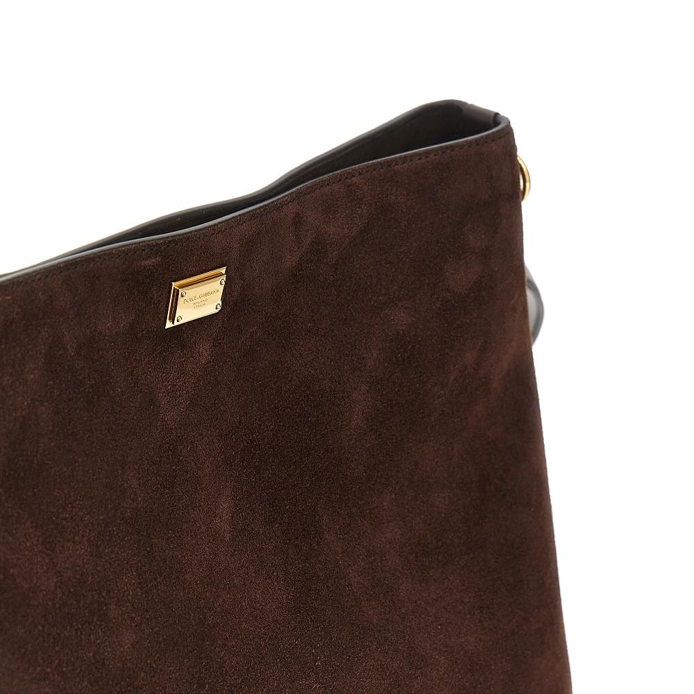 Dolce&Gabbana Women 'Vittoria' Suede Leather Big Bag DOLCE & GABBANA